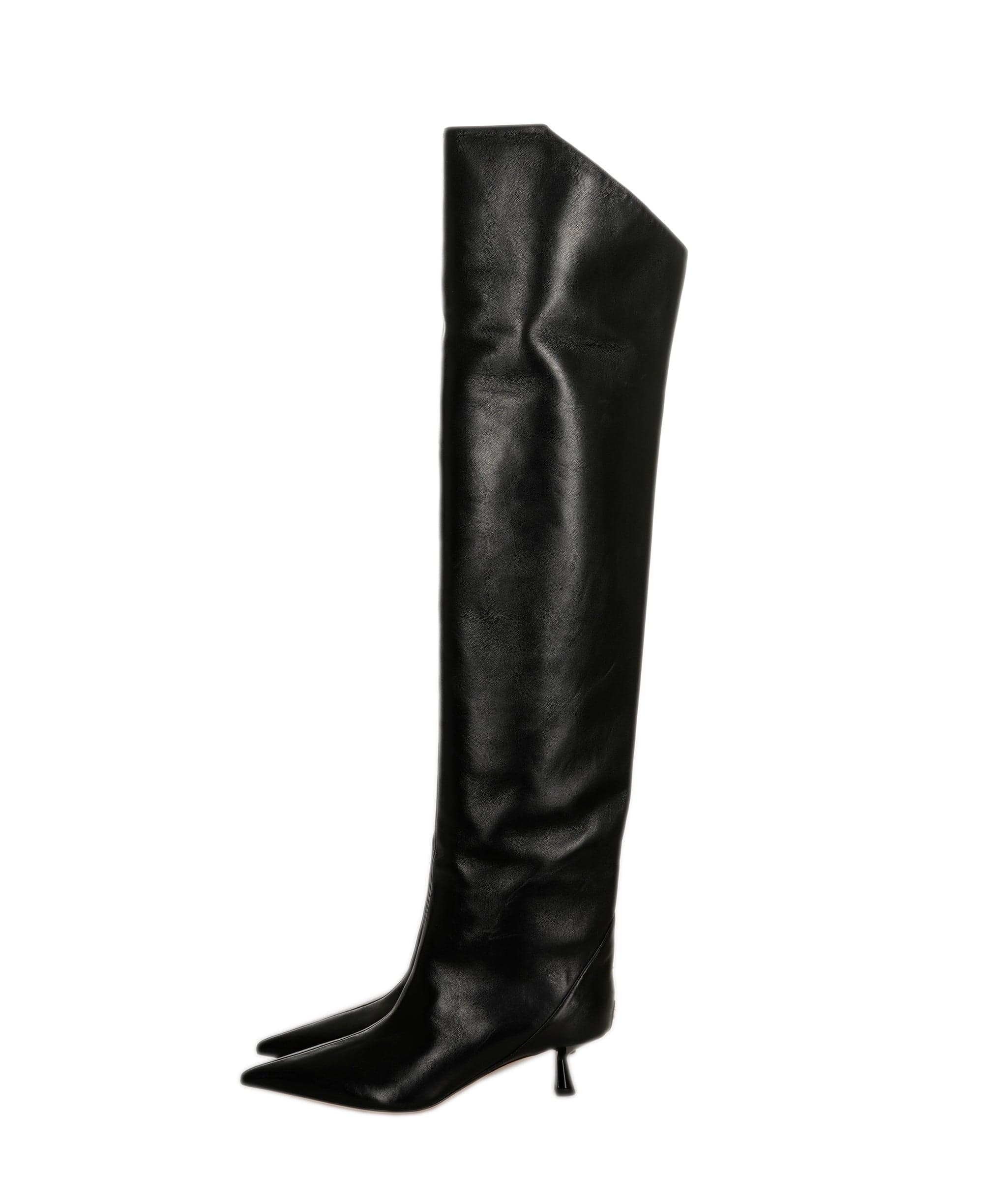 Jimmy Choo Jimmy Choo leather thigh high boots 39.5 black  AVC1728