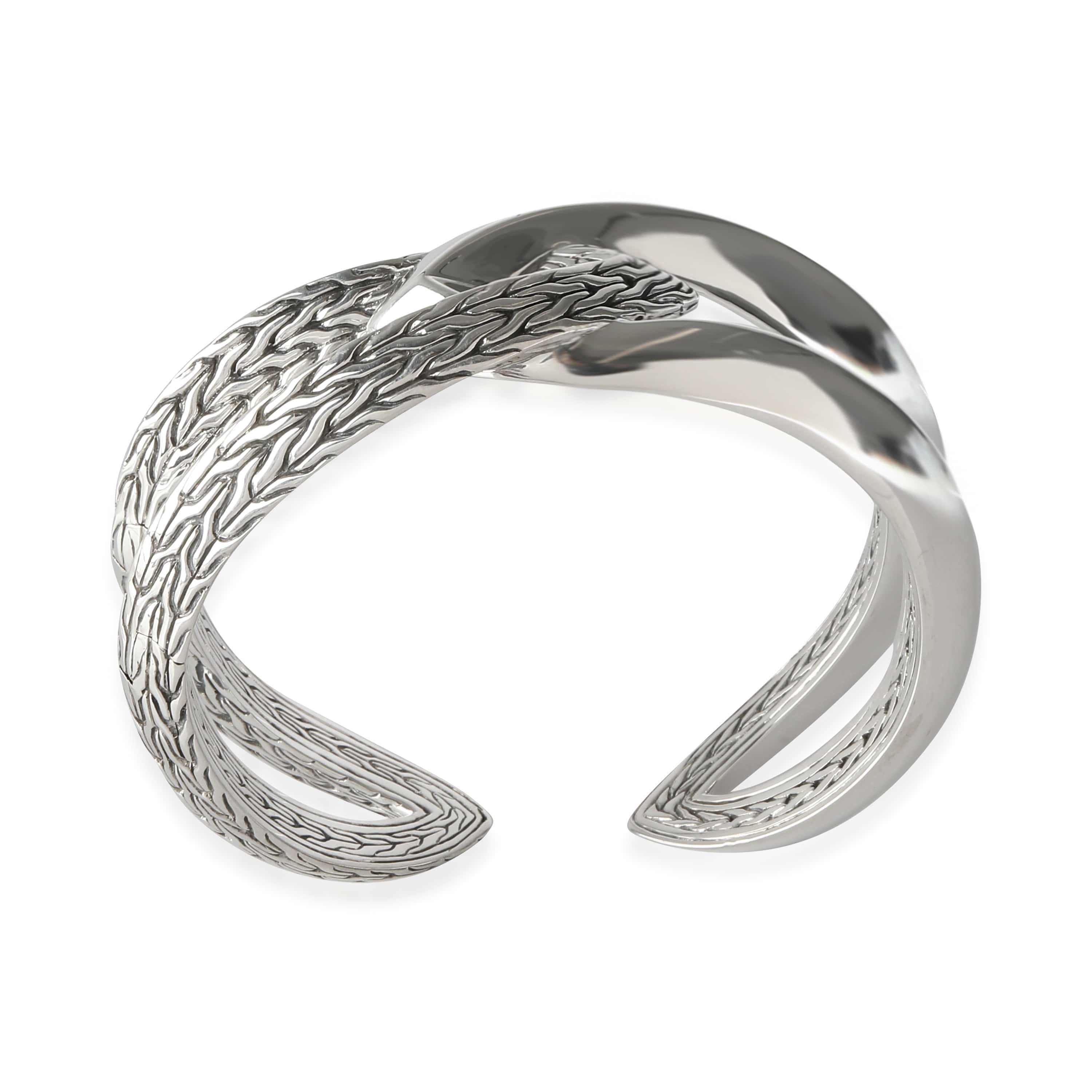 John Hardy John Hardy Classic Chain Cuff in Sterling Silver