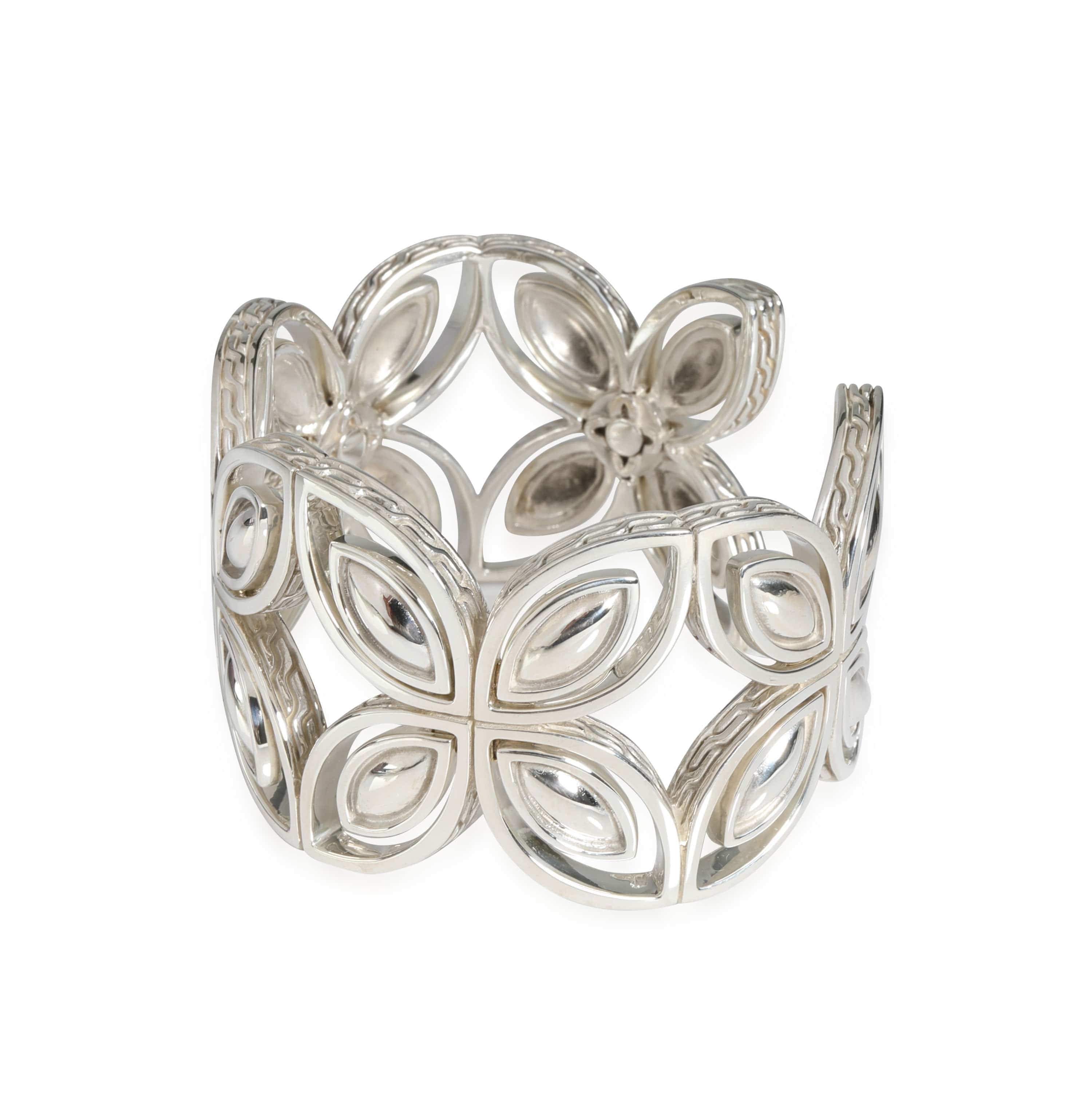 John Hardy John Hardy Kawung Flower Cuff in  Sterling Silver