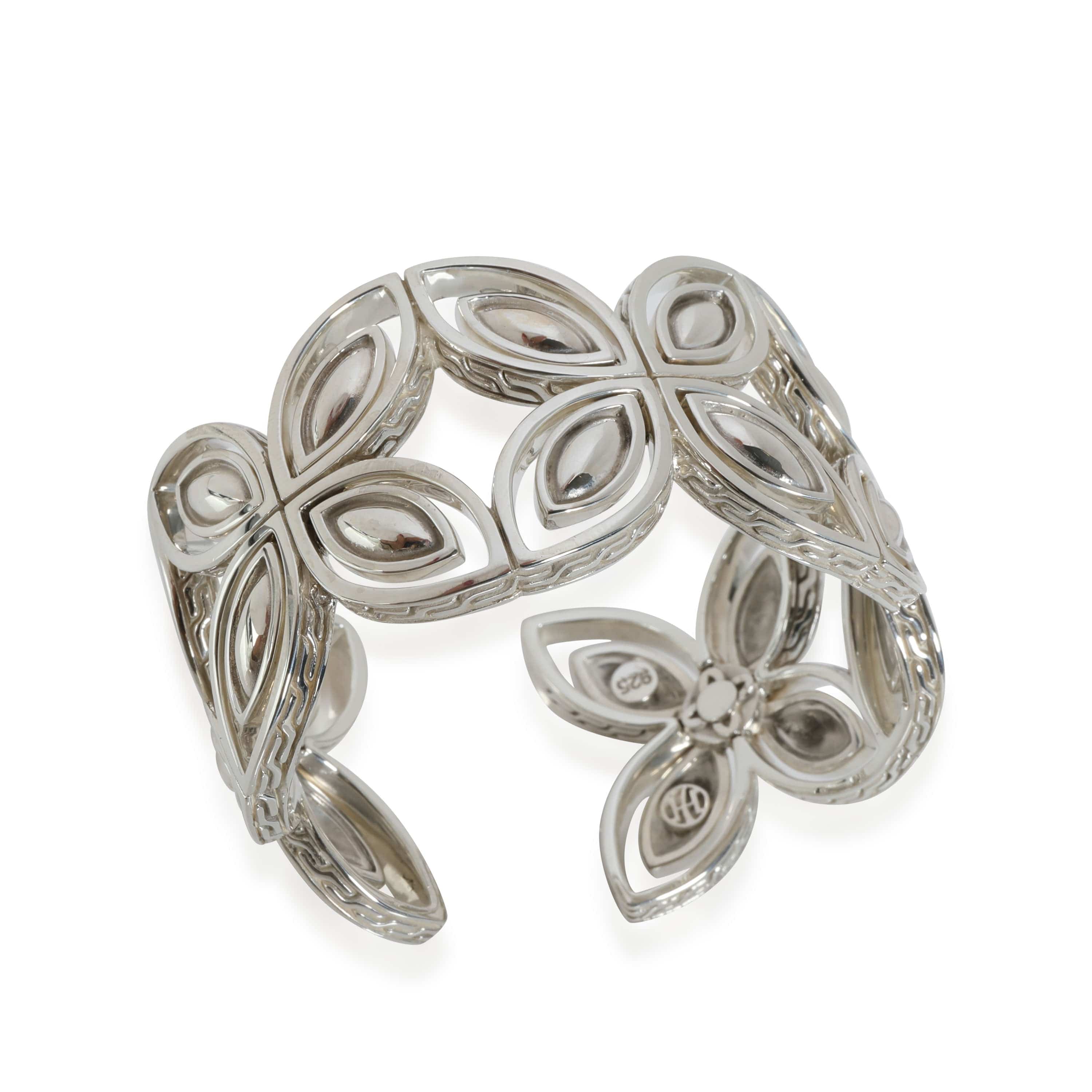 John Hardy John Hardy Kawung Flower Cuff in  Sterling Silver