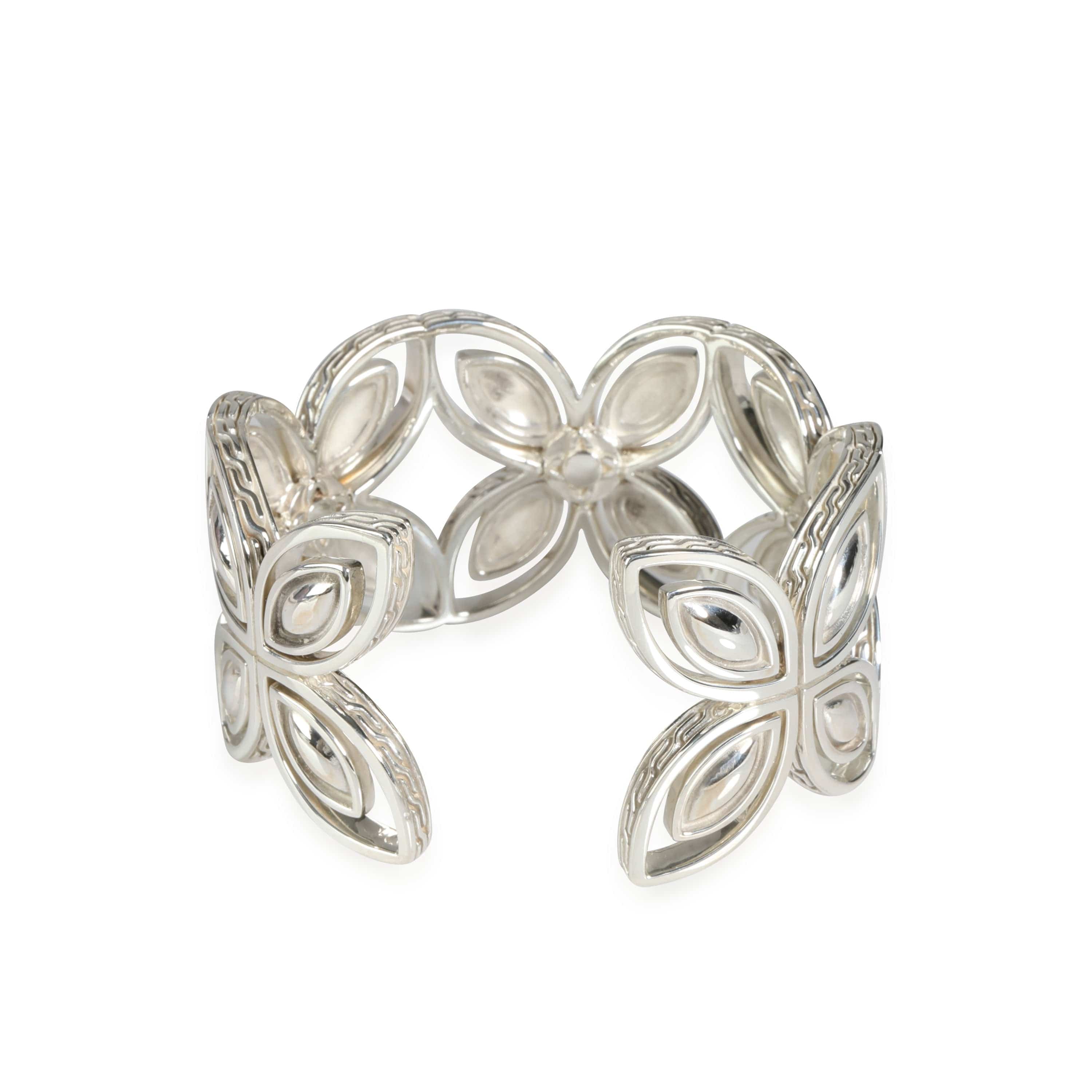 John Hardy John Hardy Kawung Flower Cuff in  Sterling Silver