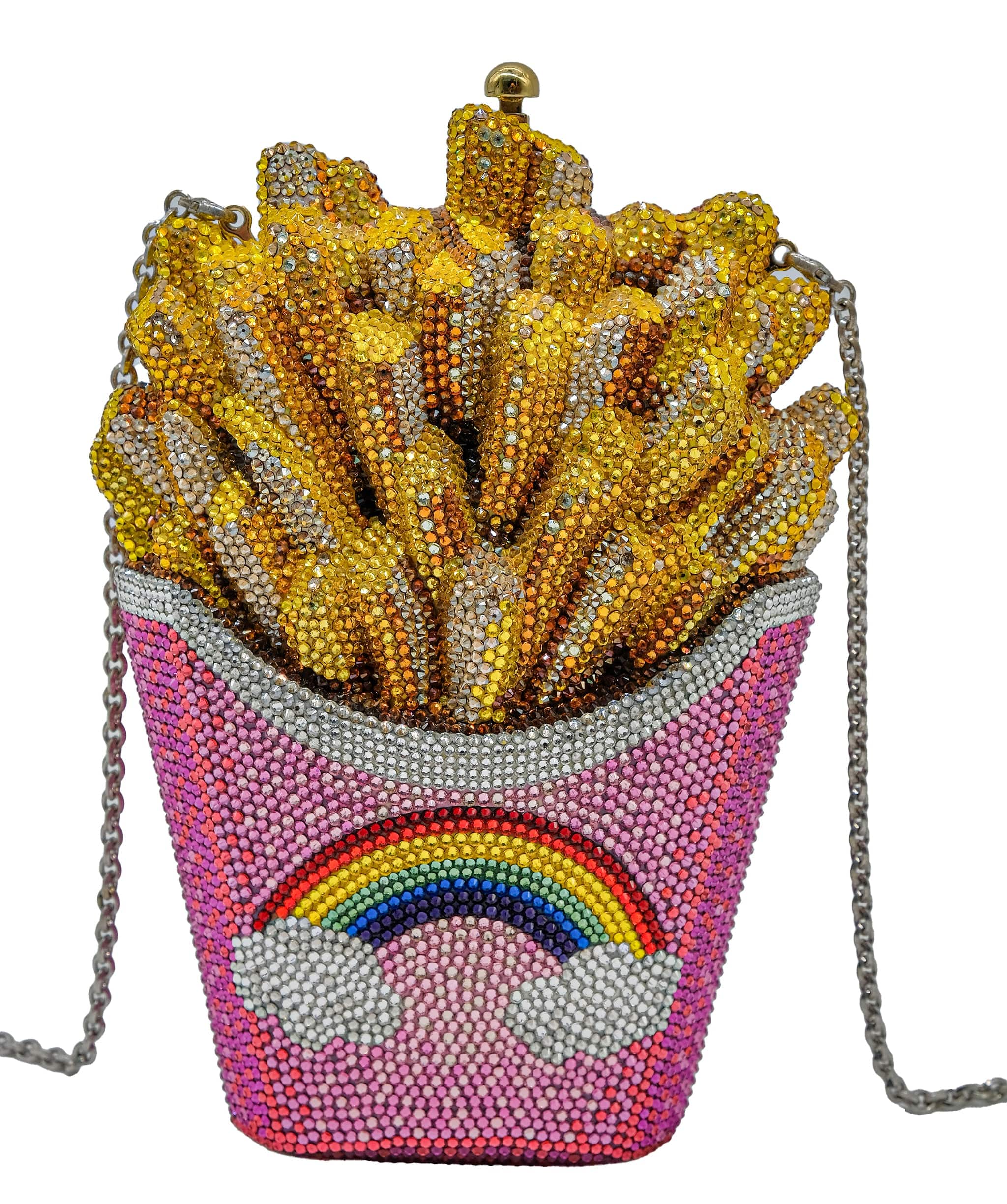 Judith Leiber Judith Leiber Limited Edition Crystal Embellished French Fries Bag  ASC5348