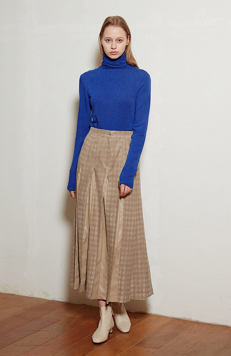 LIE SANGBONG PLEATED MAXI SKIRT