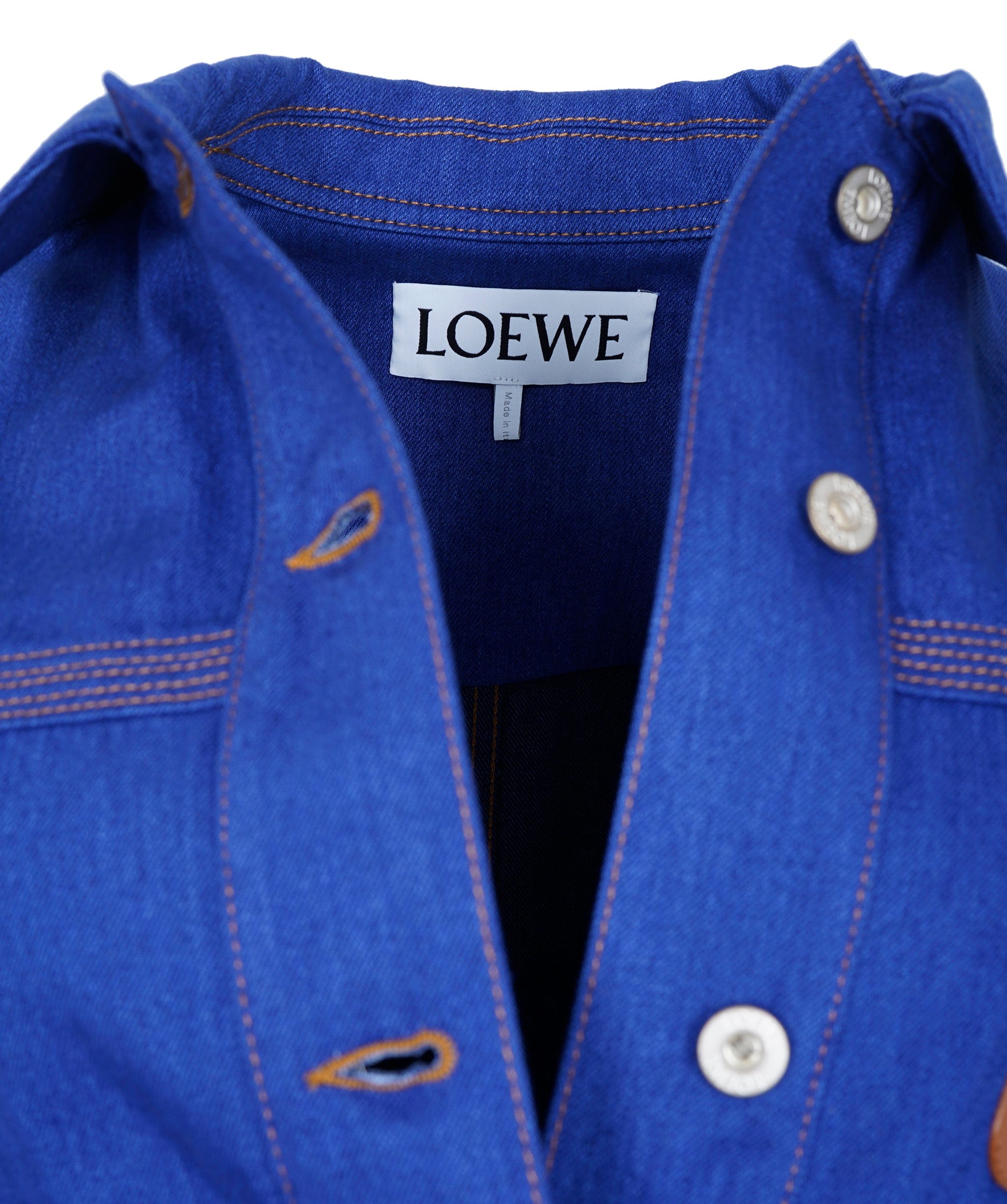 Loewe Loewe Jean Jacket with anagram patch  AVL1363