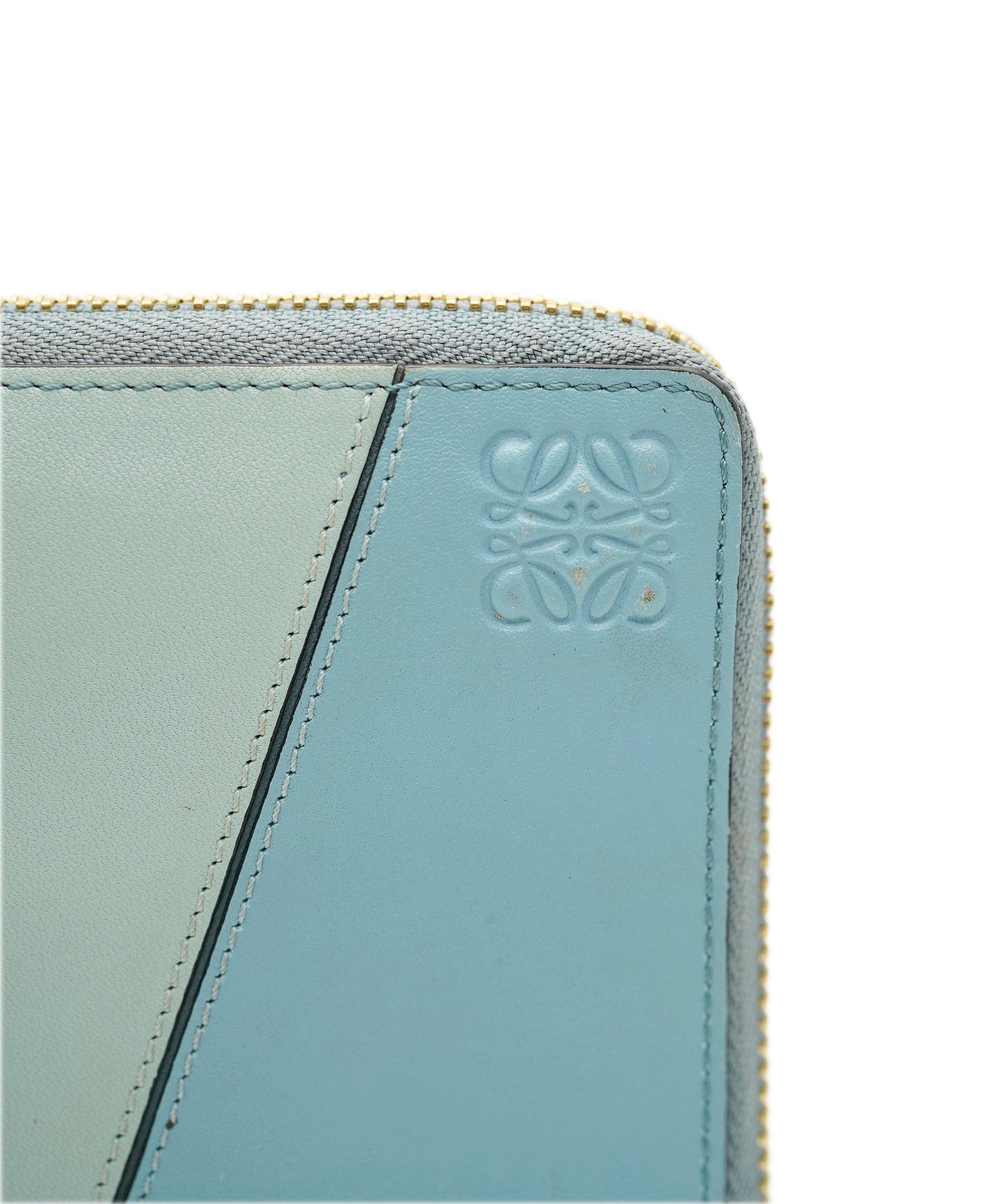 Loewe Loewe Blue Zip Wallet  ASC5144