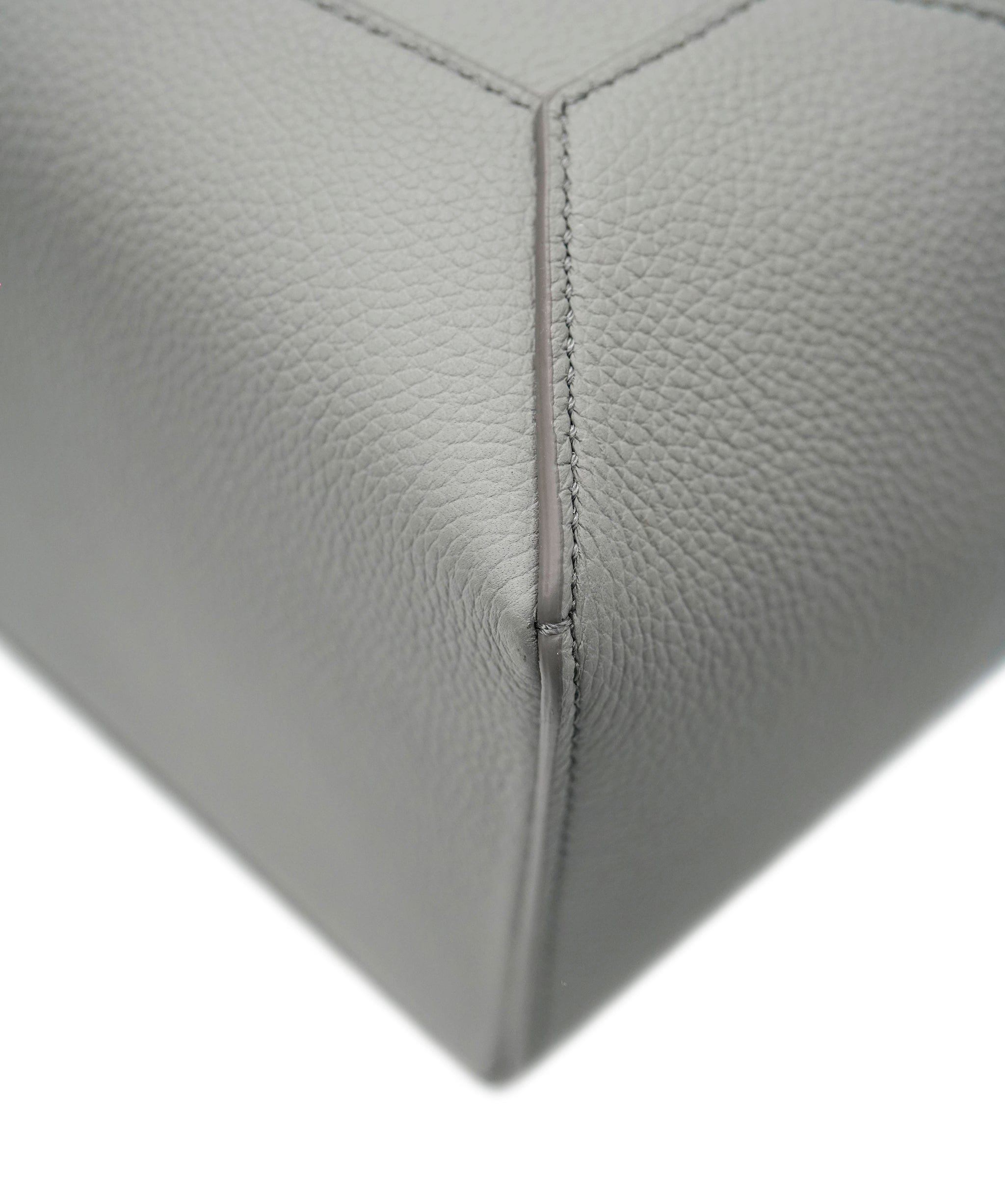 Loewe Loewe Pearl Grey Grained Calfskin Small Puzzle Edge ABC0919