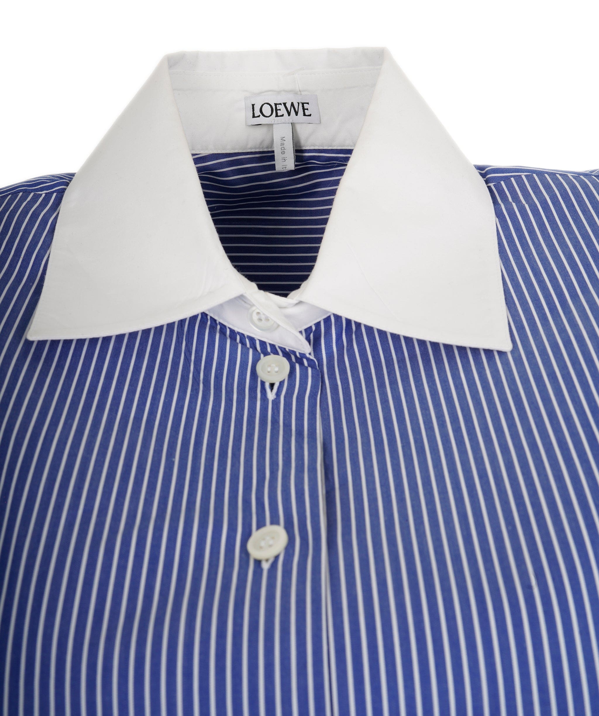 Loewe (Copy) Loewe Anagram Blue Stripe Shirt Size 34 (Ideal for UK 6-10) ALL0471