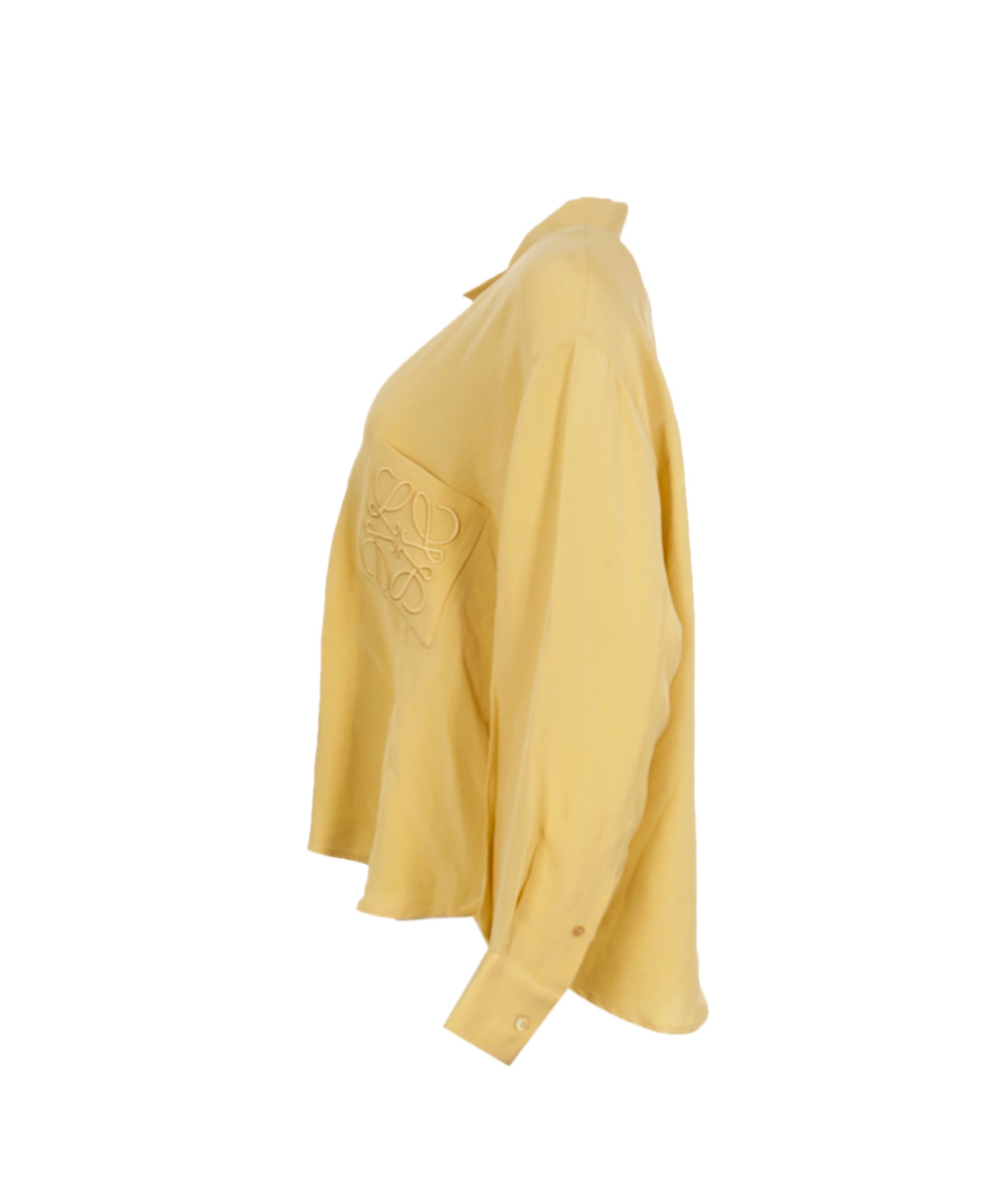 Loewe Loewe Anagram Logo Yellow Blouse  ALC0835