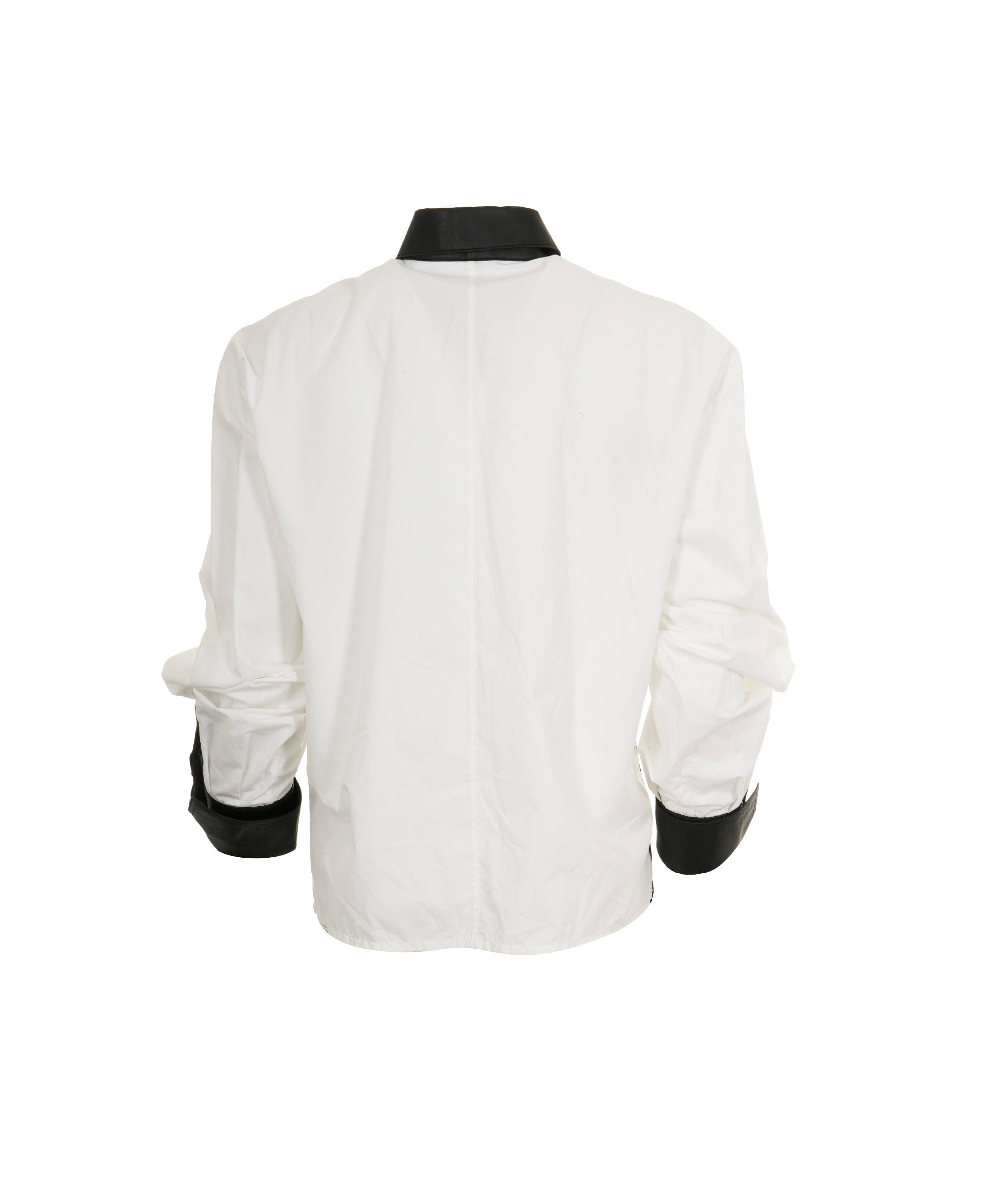 Loewe Loewe bi black & white leather shirt - AJC0418