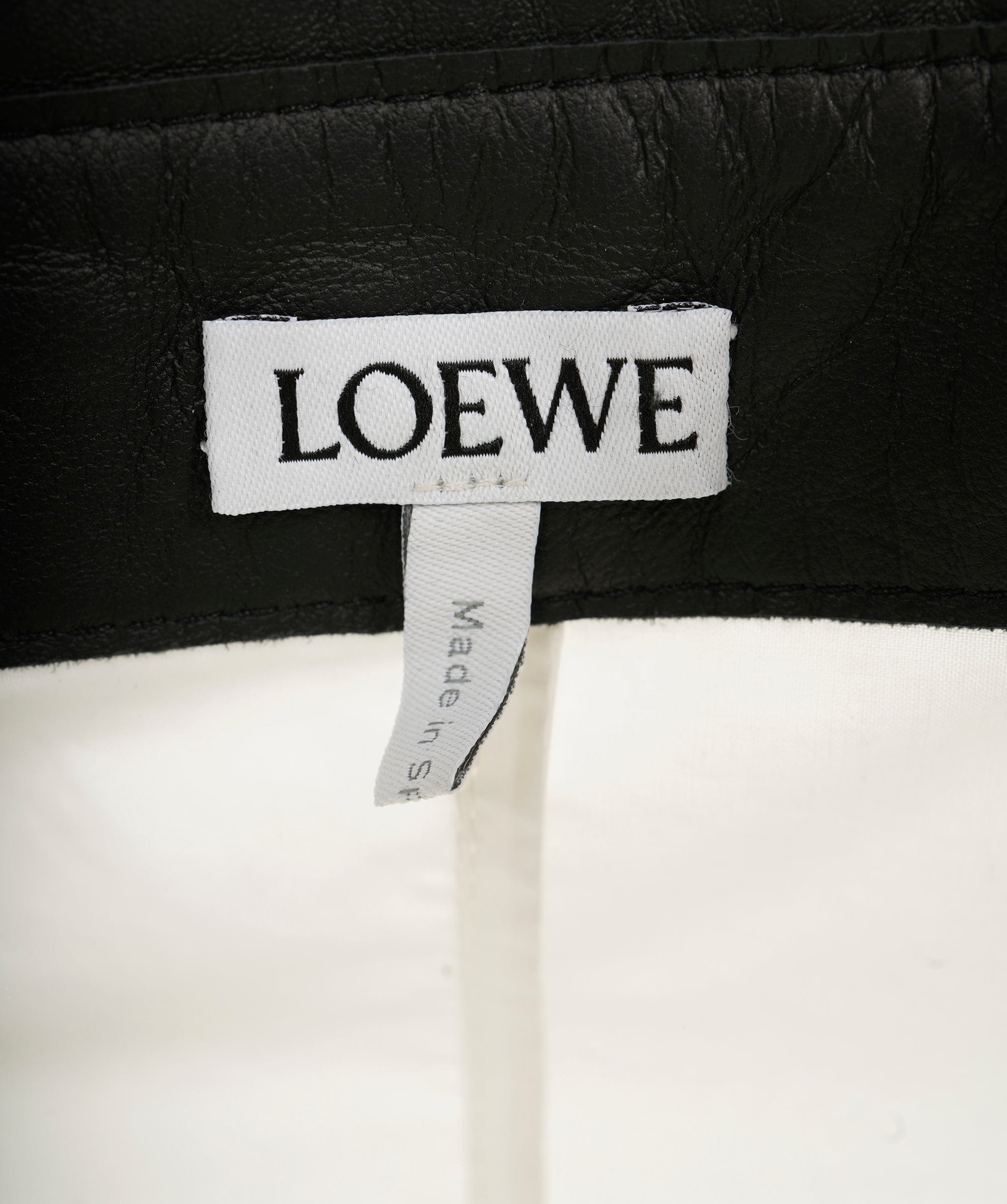 Loewe Loewe bi black & white leather shirt - AJC0418