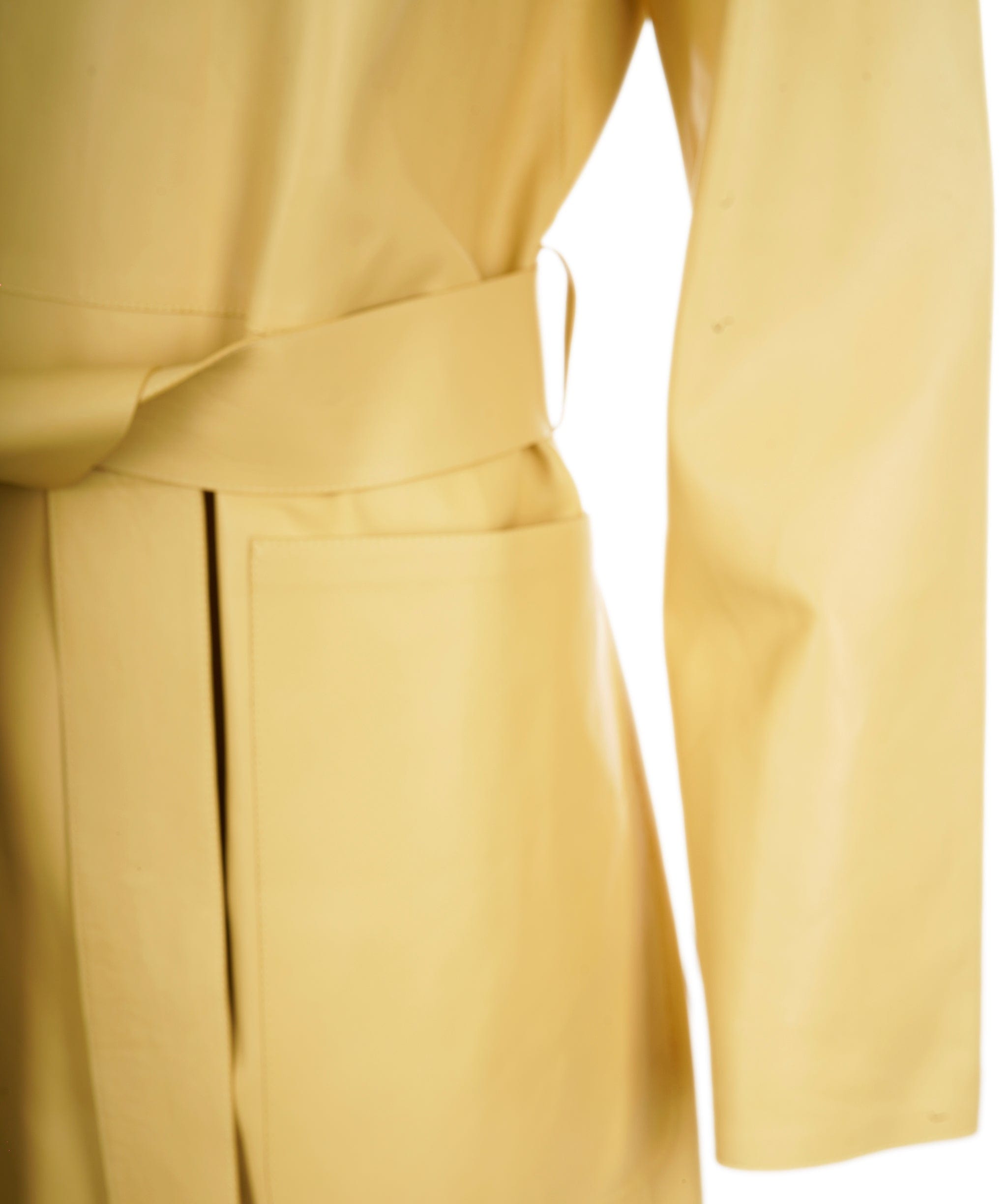 Loewe loewe leather yellow trench  AVC1731