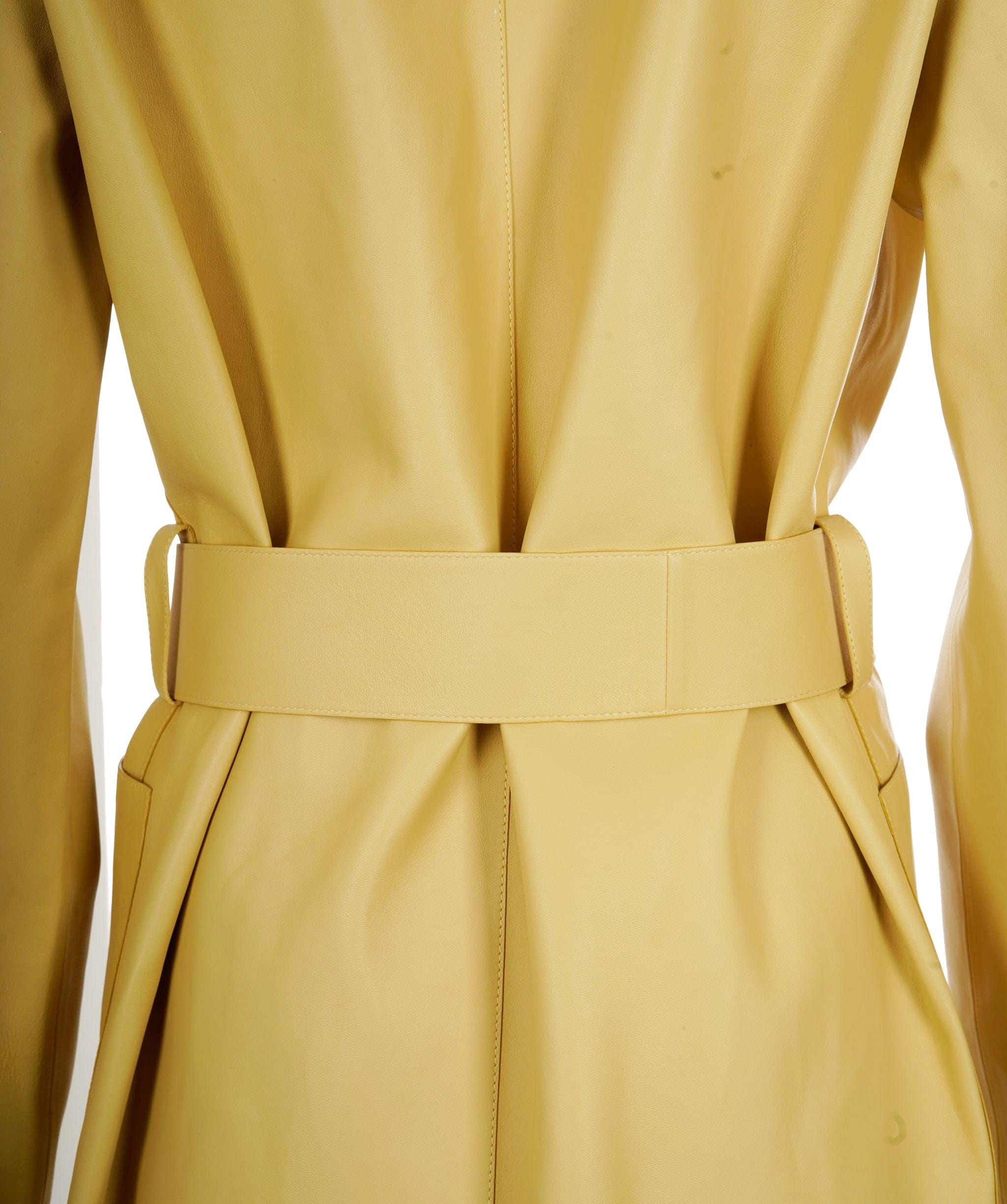 Loewe loewe leather yellow trench  AVC1731