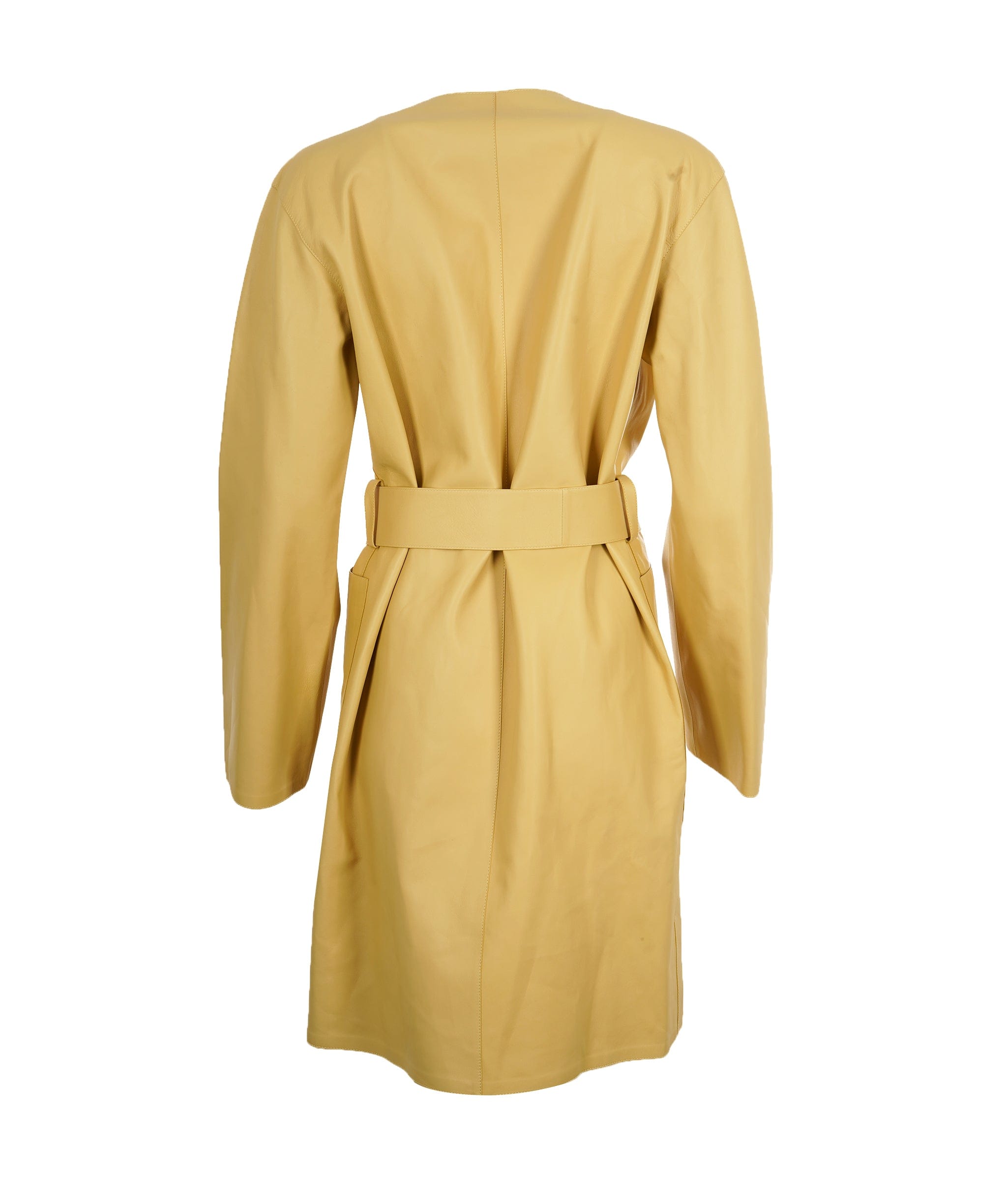 Loewe loewe leather yellow trench  AVC1731