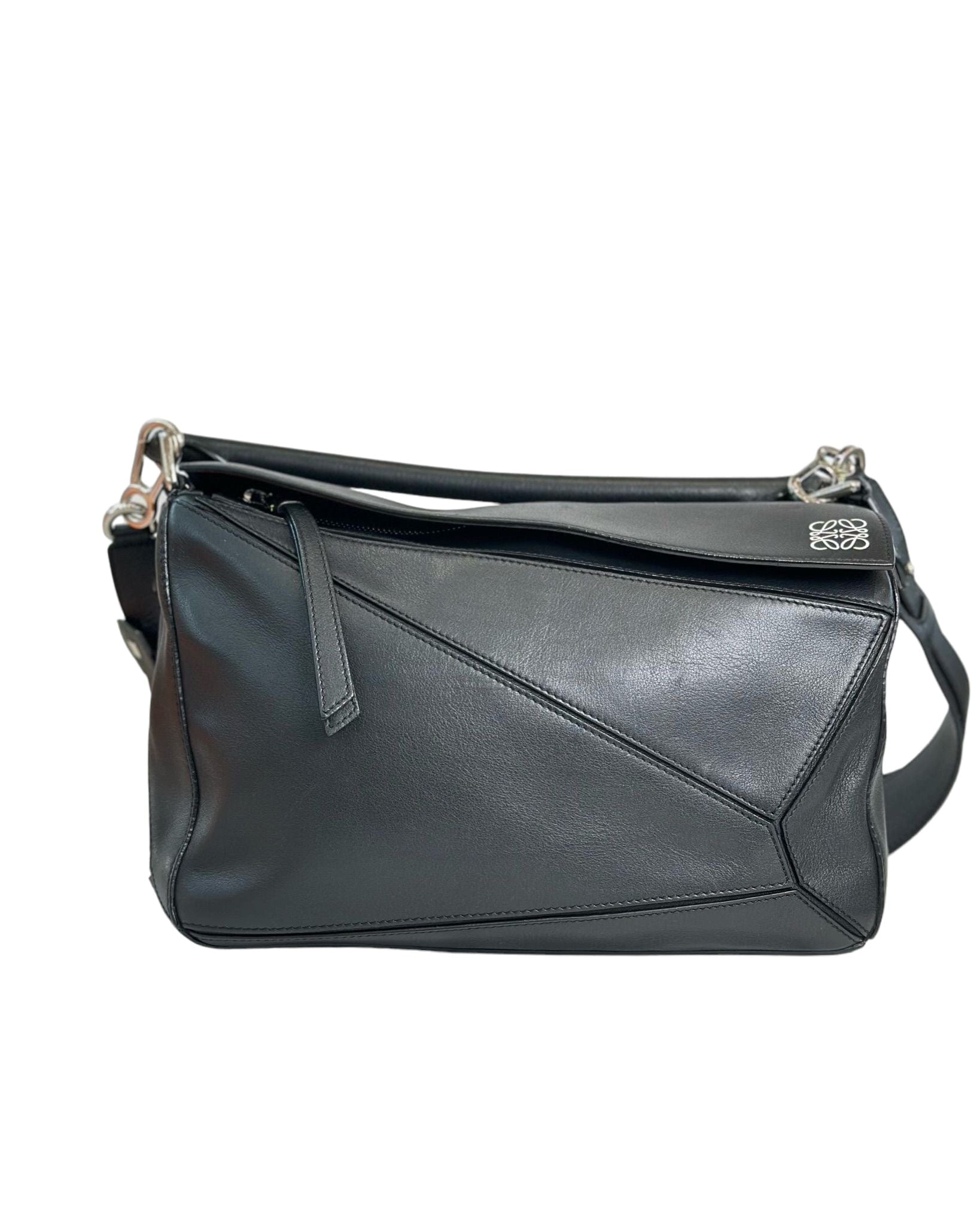 Loewe Loewe Medium Black Puzzle Bag