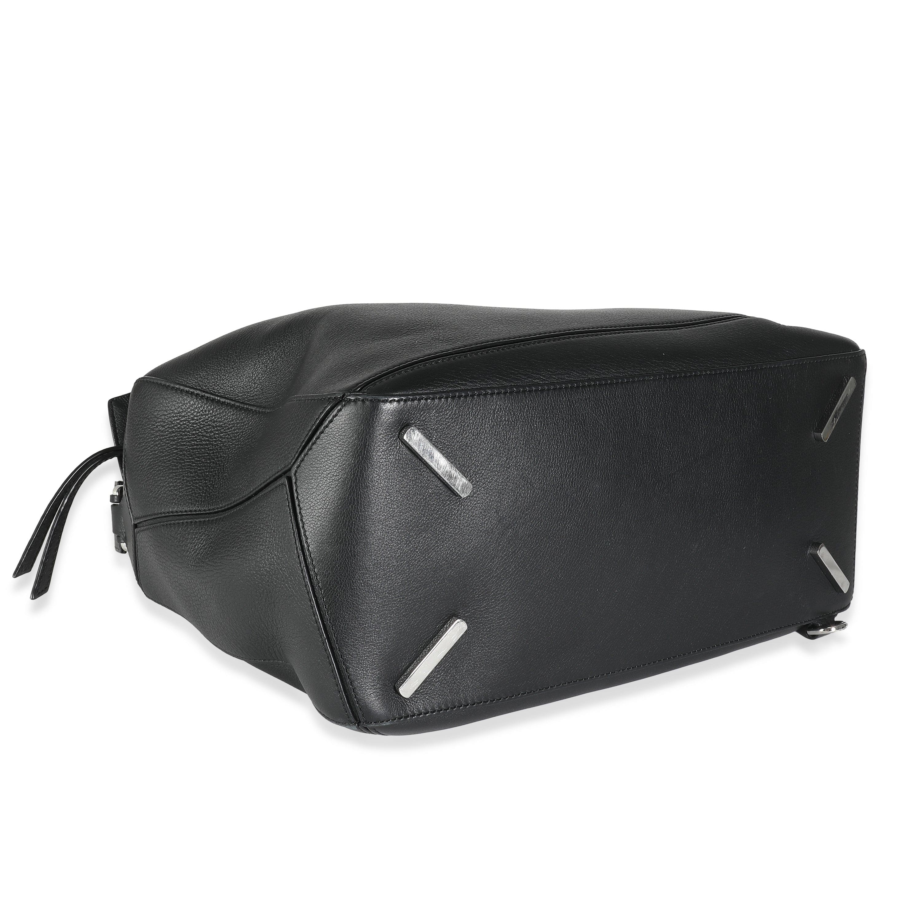 Loewe Loewe Black Calfskin Large Puzzle Bag