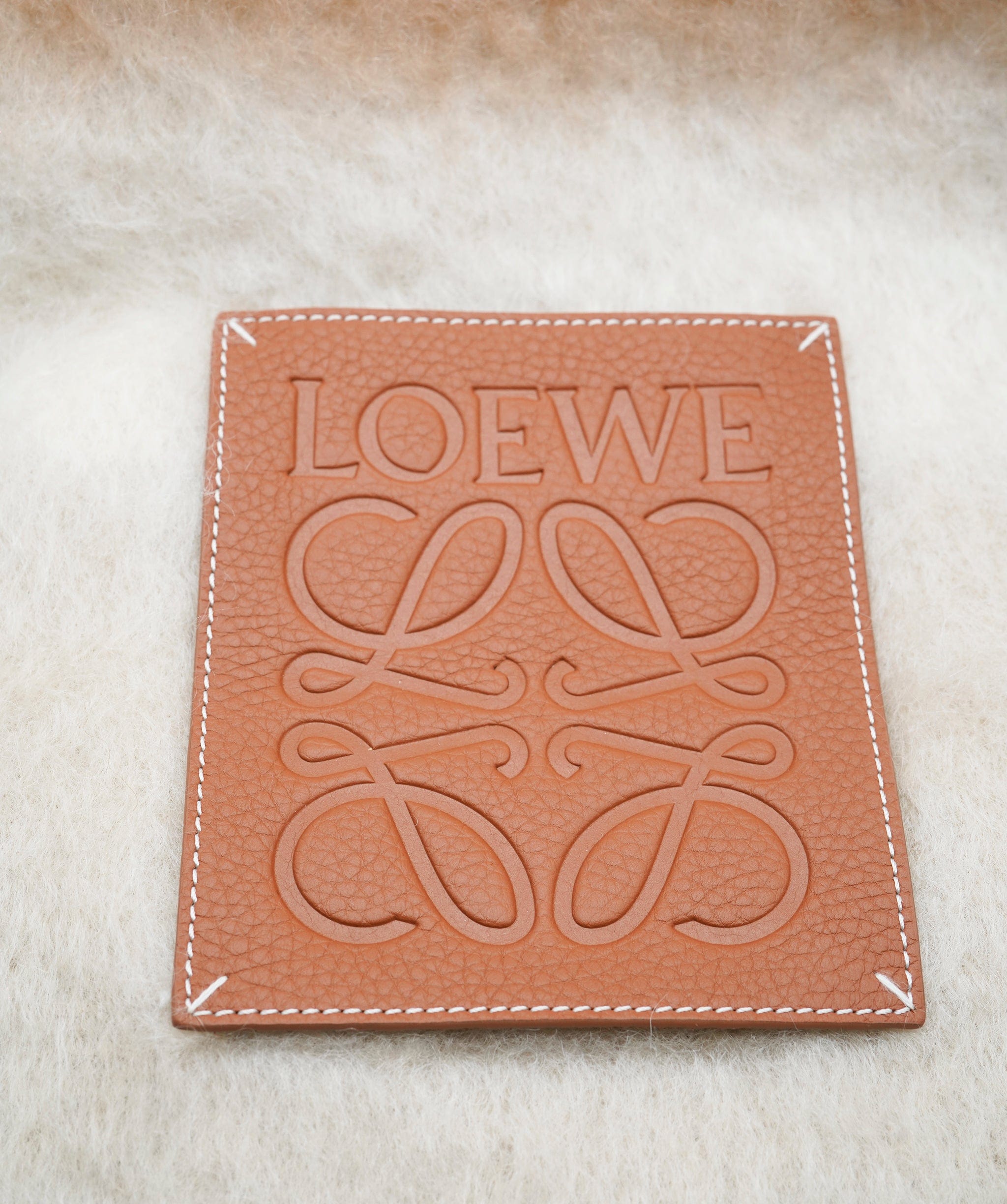 Loewe Loewe Logo-patch striped Blanket