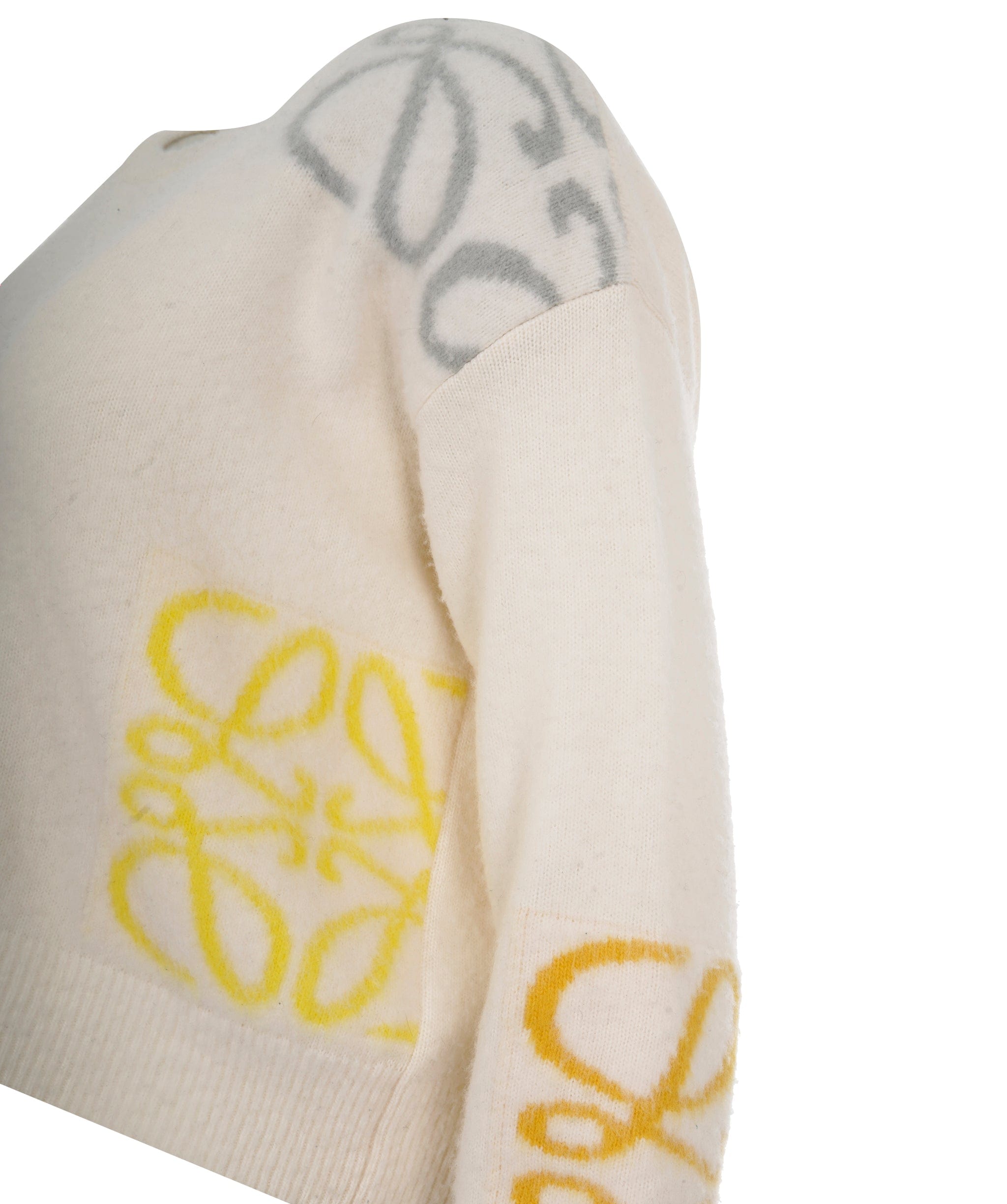 Loewe Loewe Anagram Cream Jumper  ALL0687