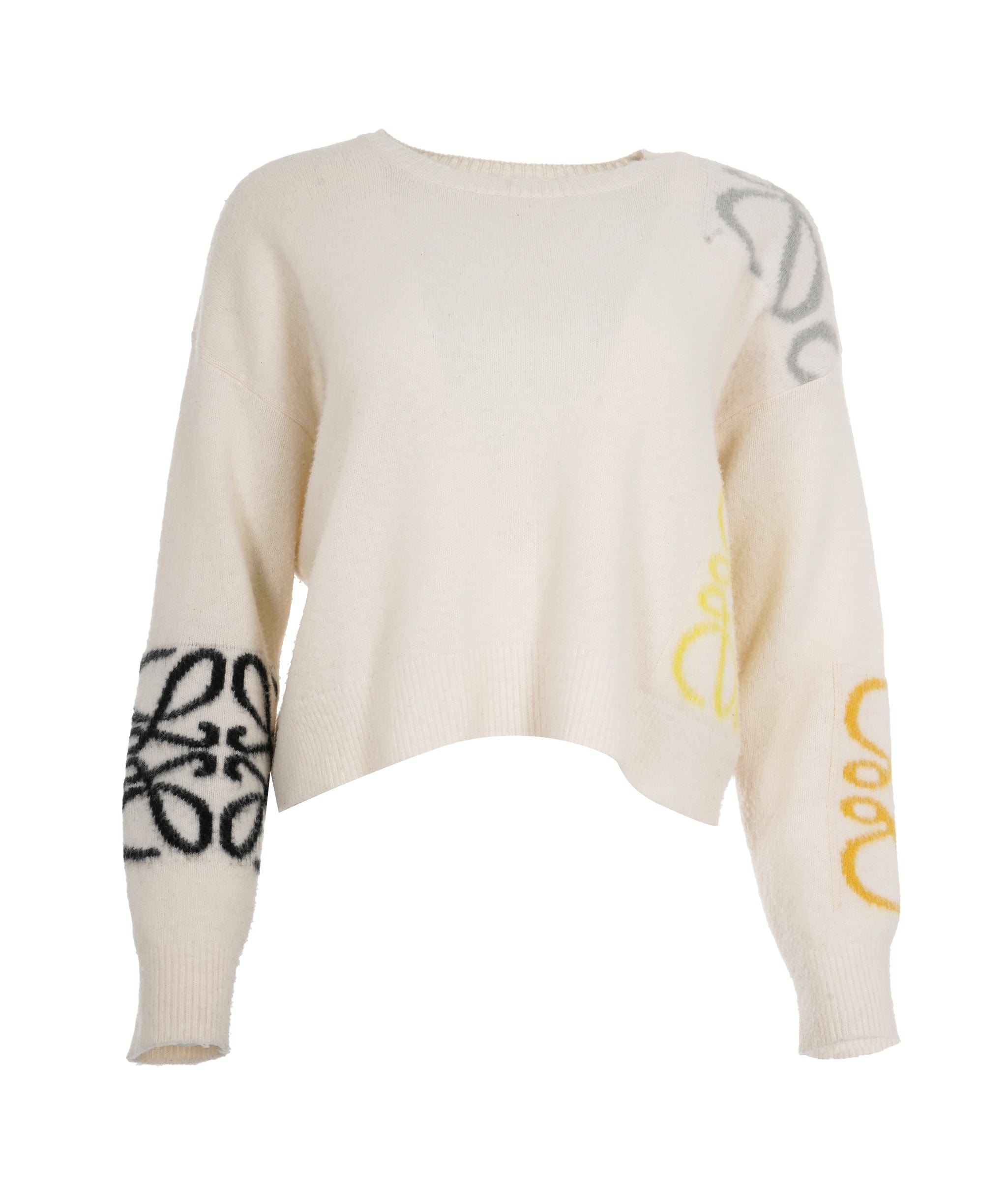 Loewe Loewe Anagram Cream Jumper  ALL0687