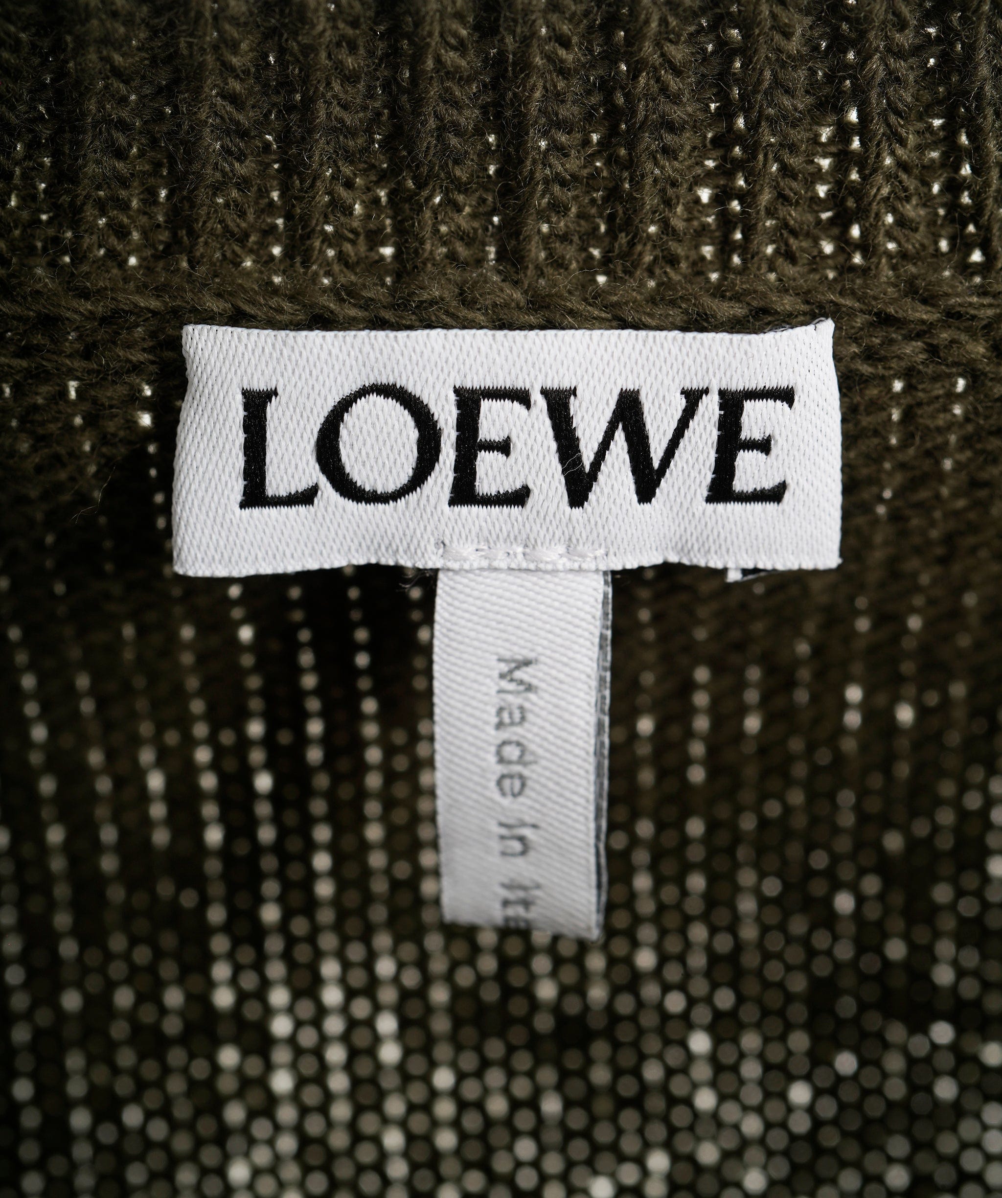 Loewe Loewe Anagram sweater green  AJL0189