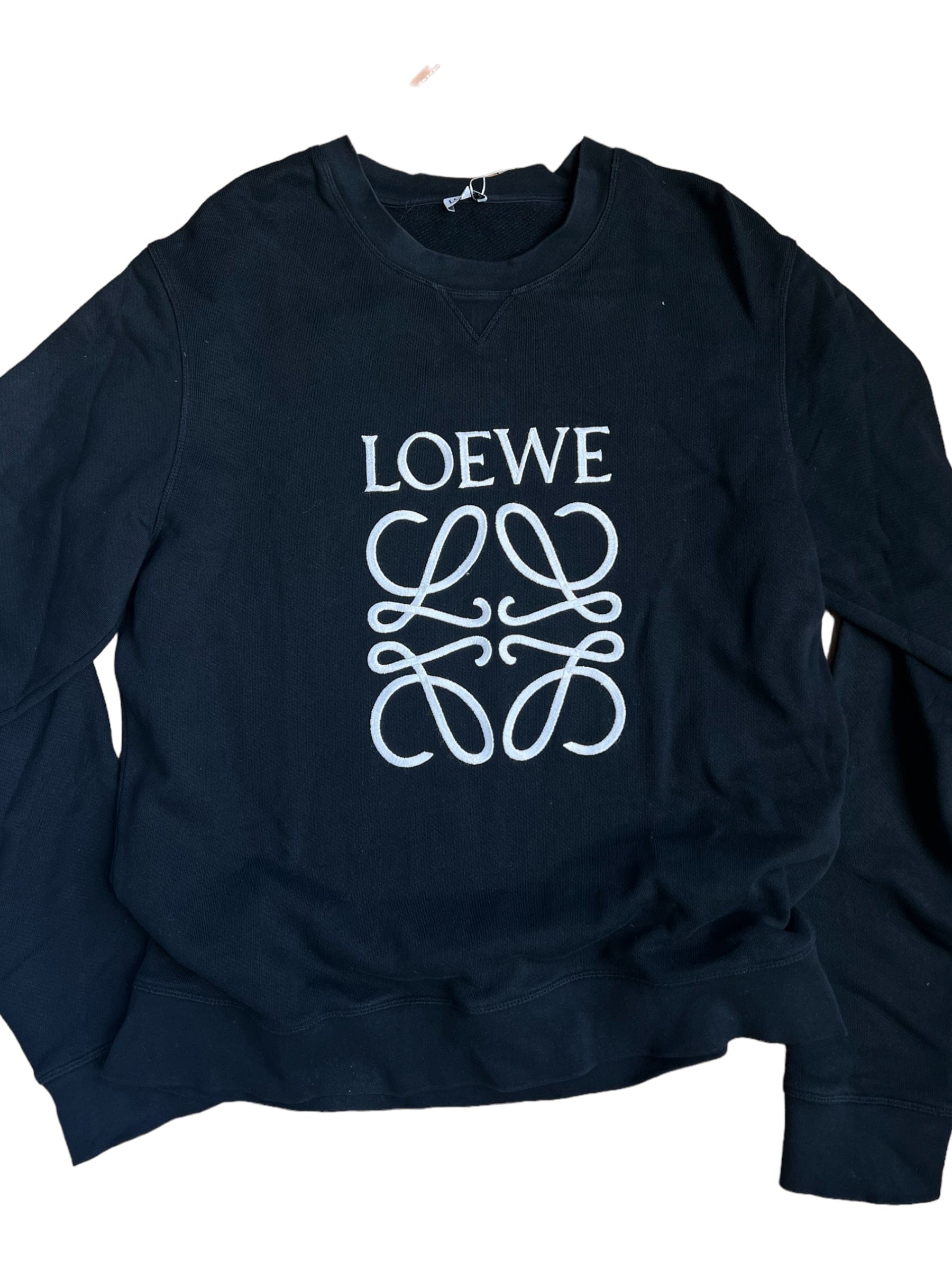 Loewe Loewe Anagram Sweatshirt Black ASL10665