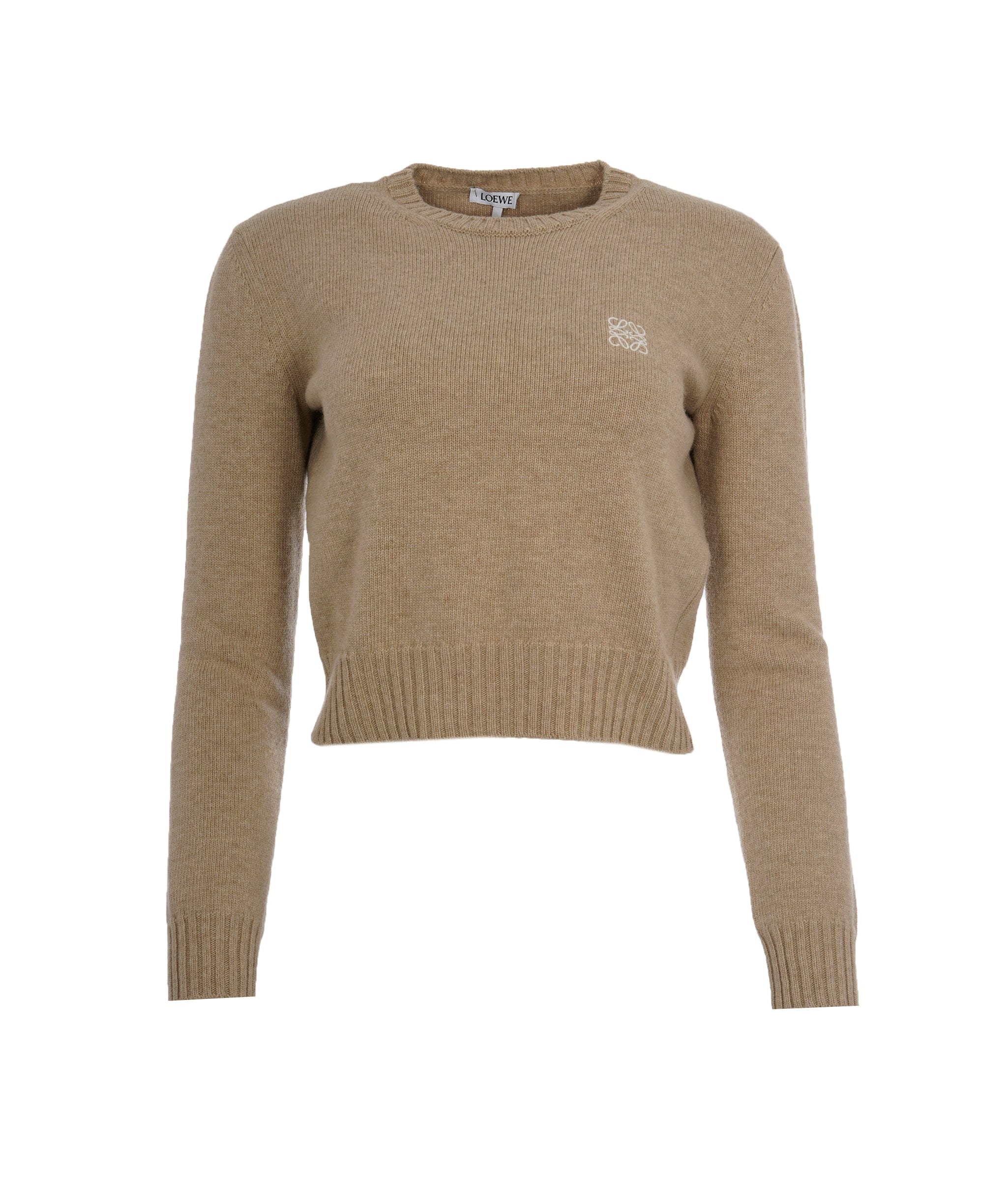 Loewe Loewe Beige Anagram Jumper  ALL0545