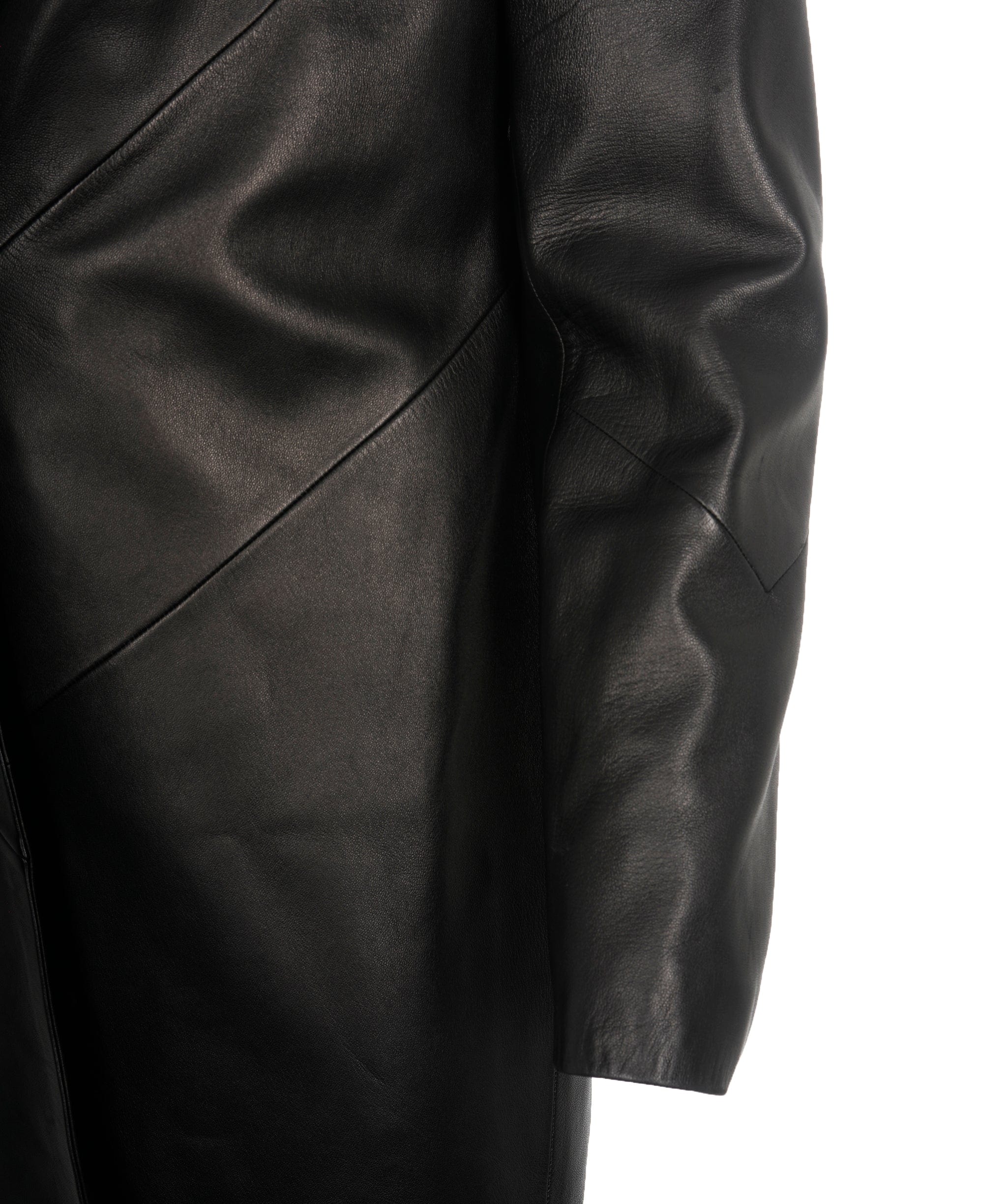 Loewe Loewe Black Full Leather Trench Coat ALL0674