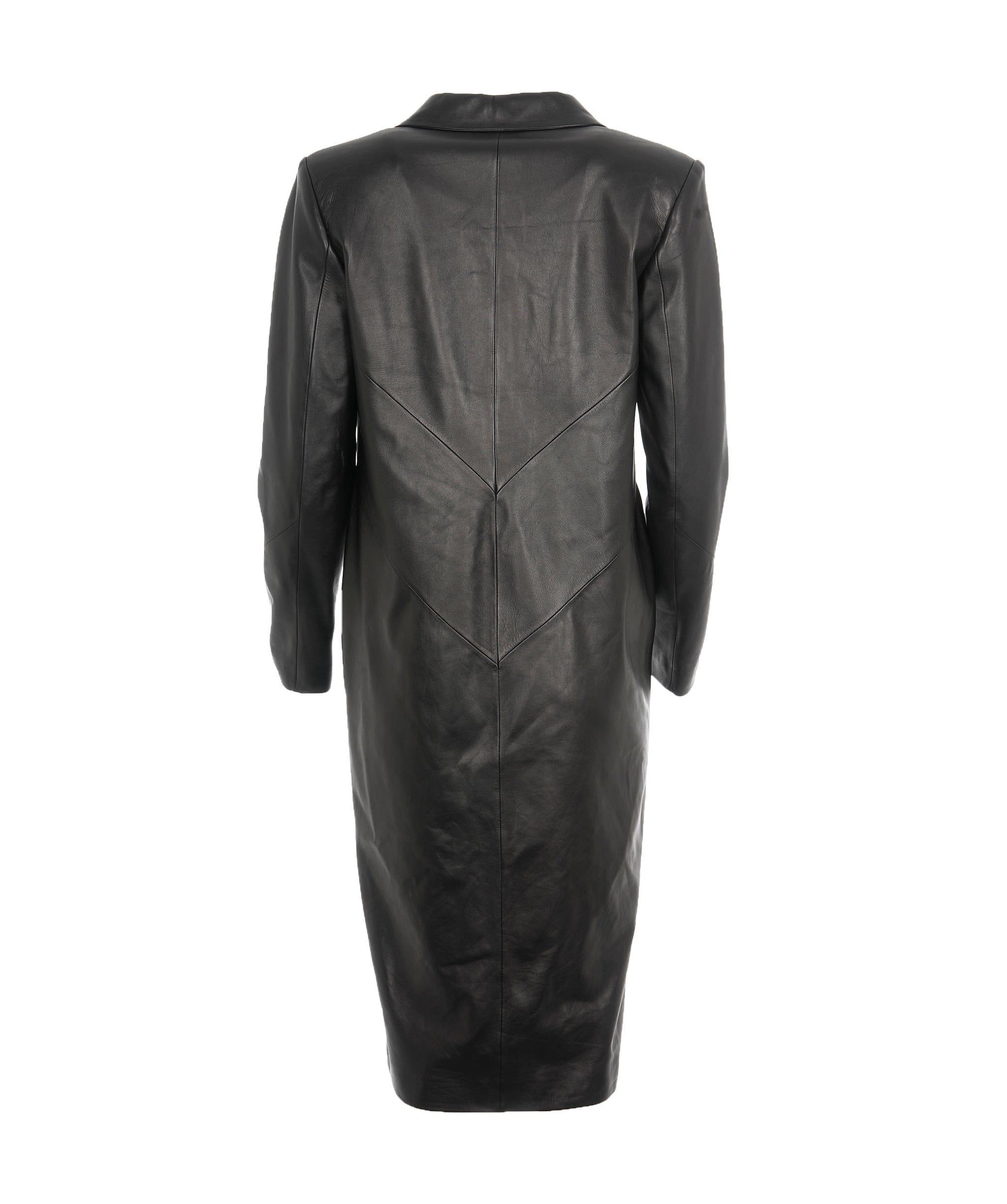 Loewe Loewe Black Full Leather Trench Coat ALL0674