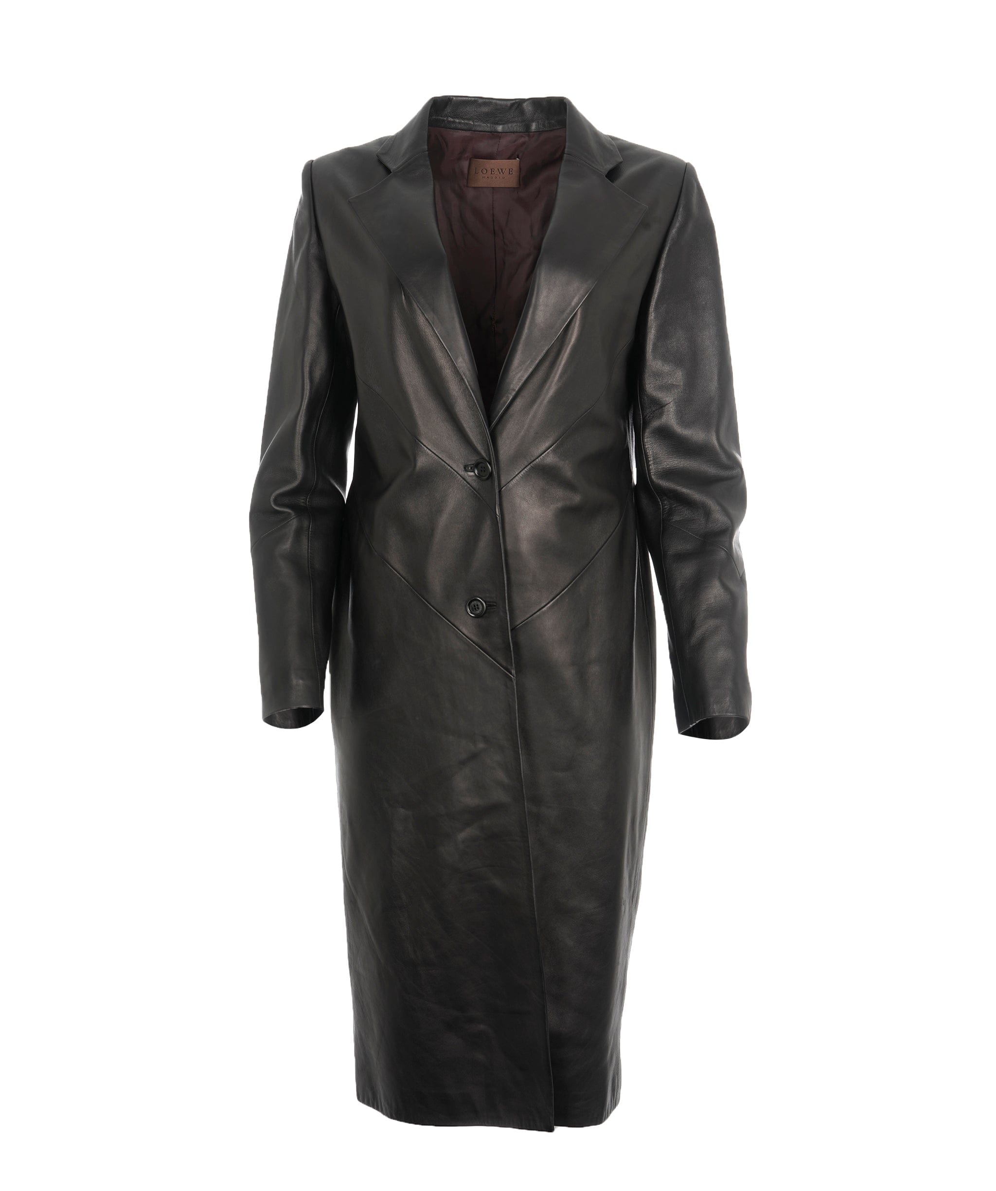 Loewe Loewe Black Full Leather Trench Coat ALL0674