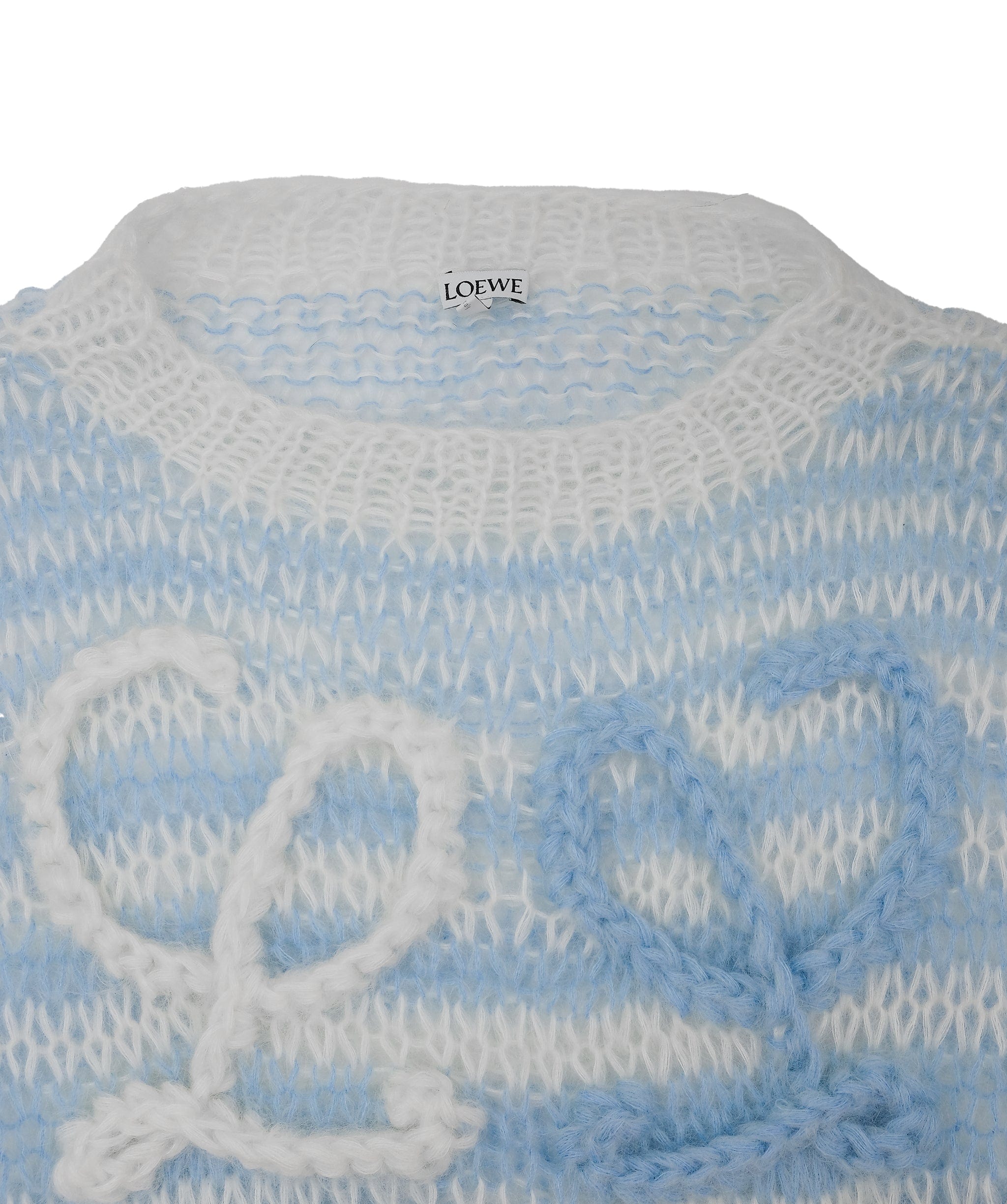 Loewe Loewe Blue Anagram Wool Jumper