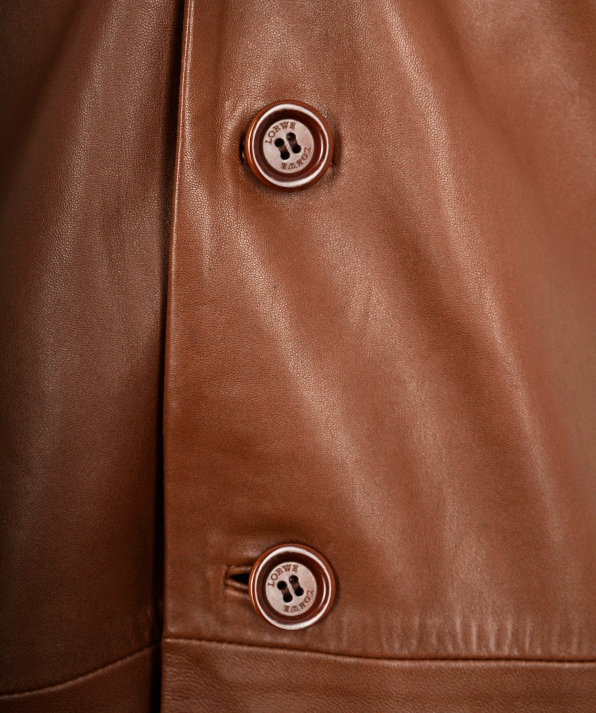 Loewe Loewe Brown Leather Jacket ALC1610