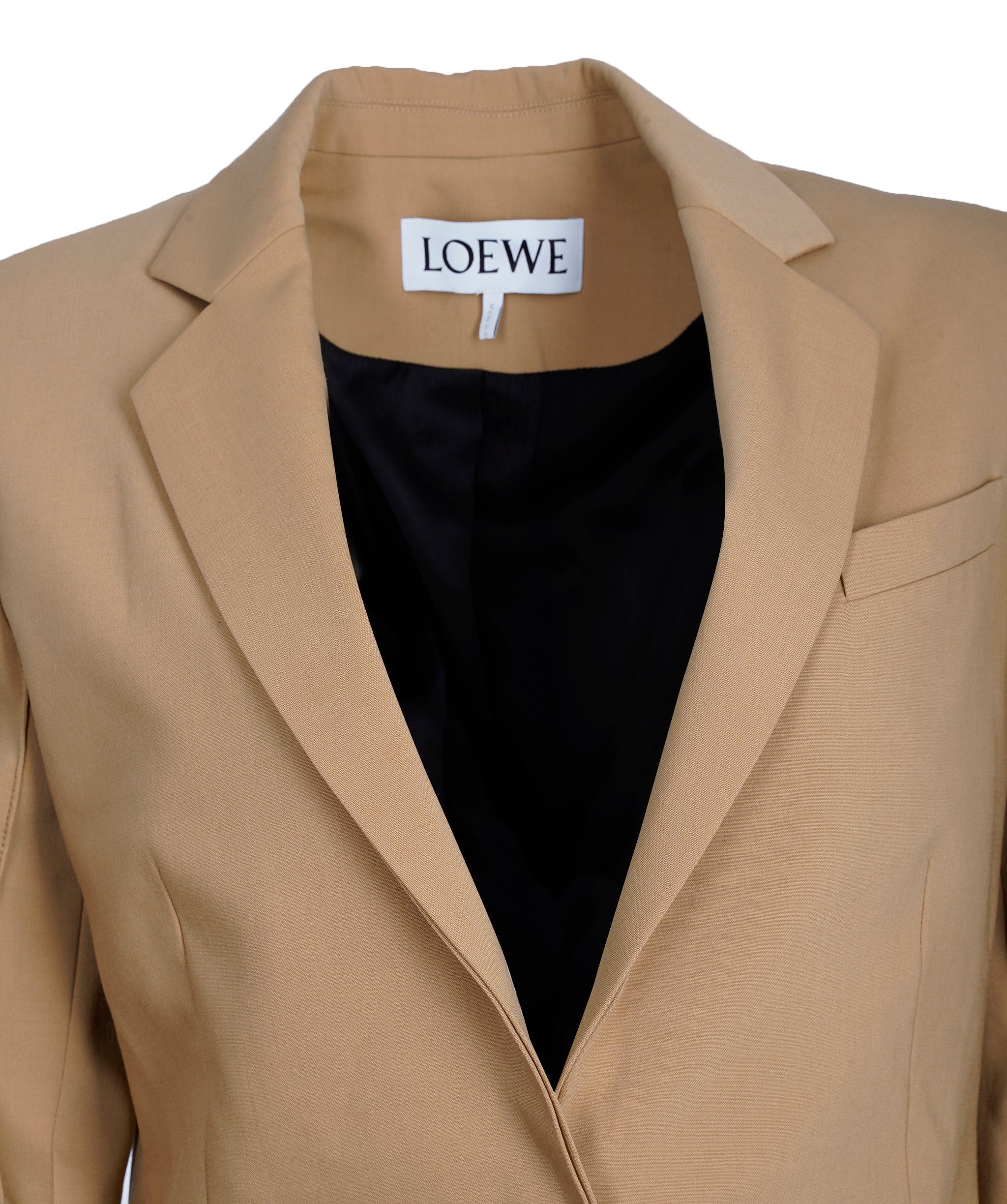 Loewe Loewe Caramel Single Breasted Blazer 38 ALC1070