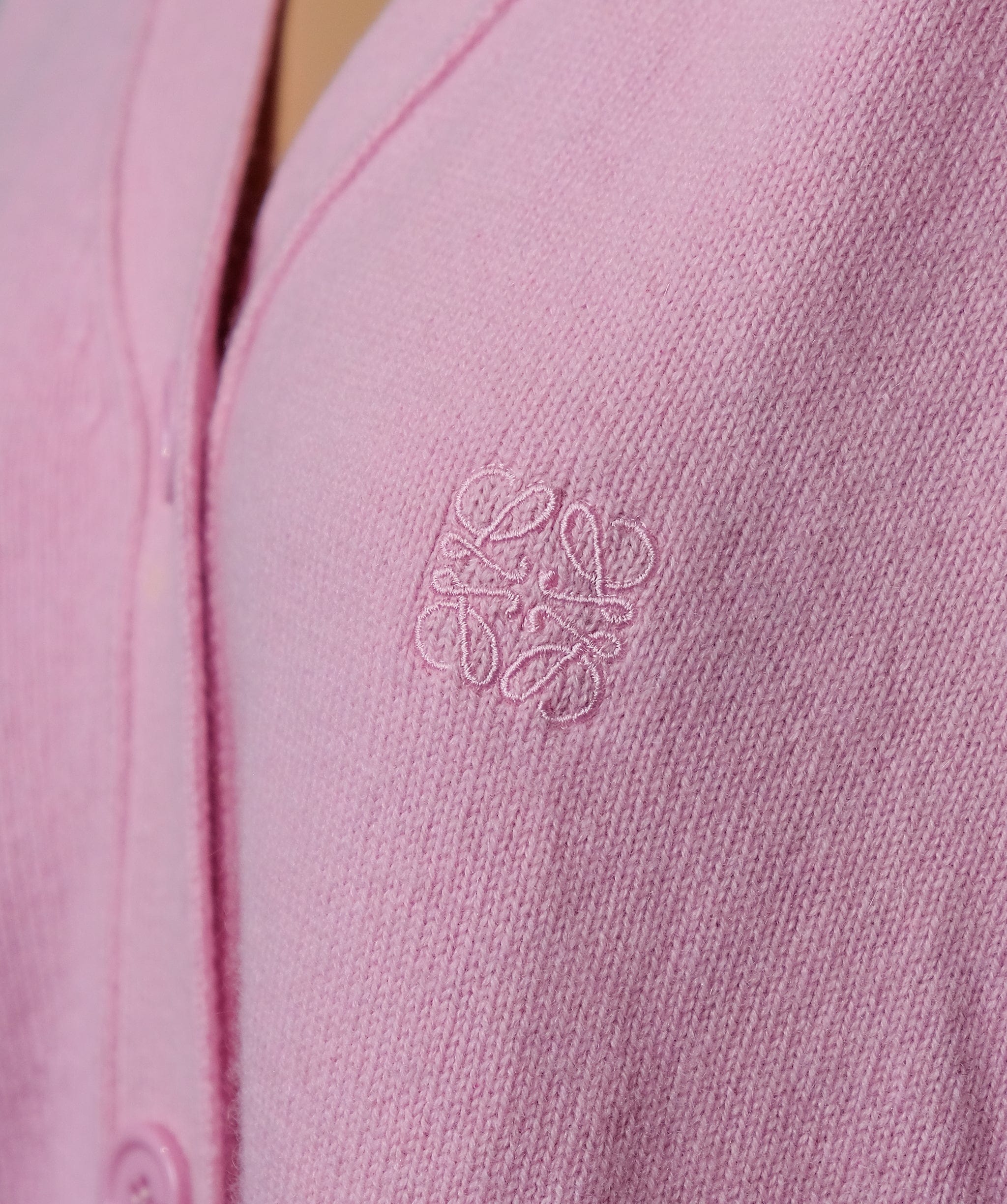 Loewe Loewe Cashmere Pink Cardigan