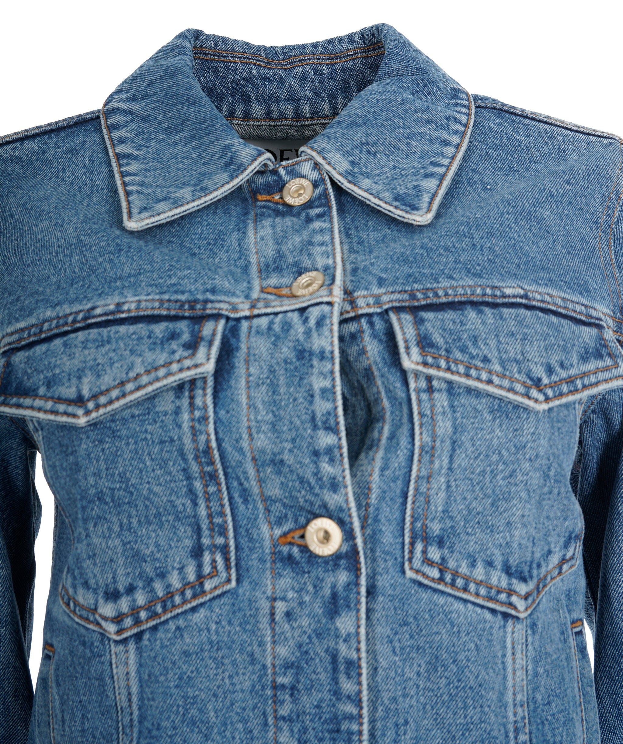 Loewe Loewe Denim Anagram Patch Jacket ALL0634