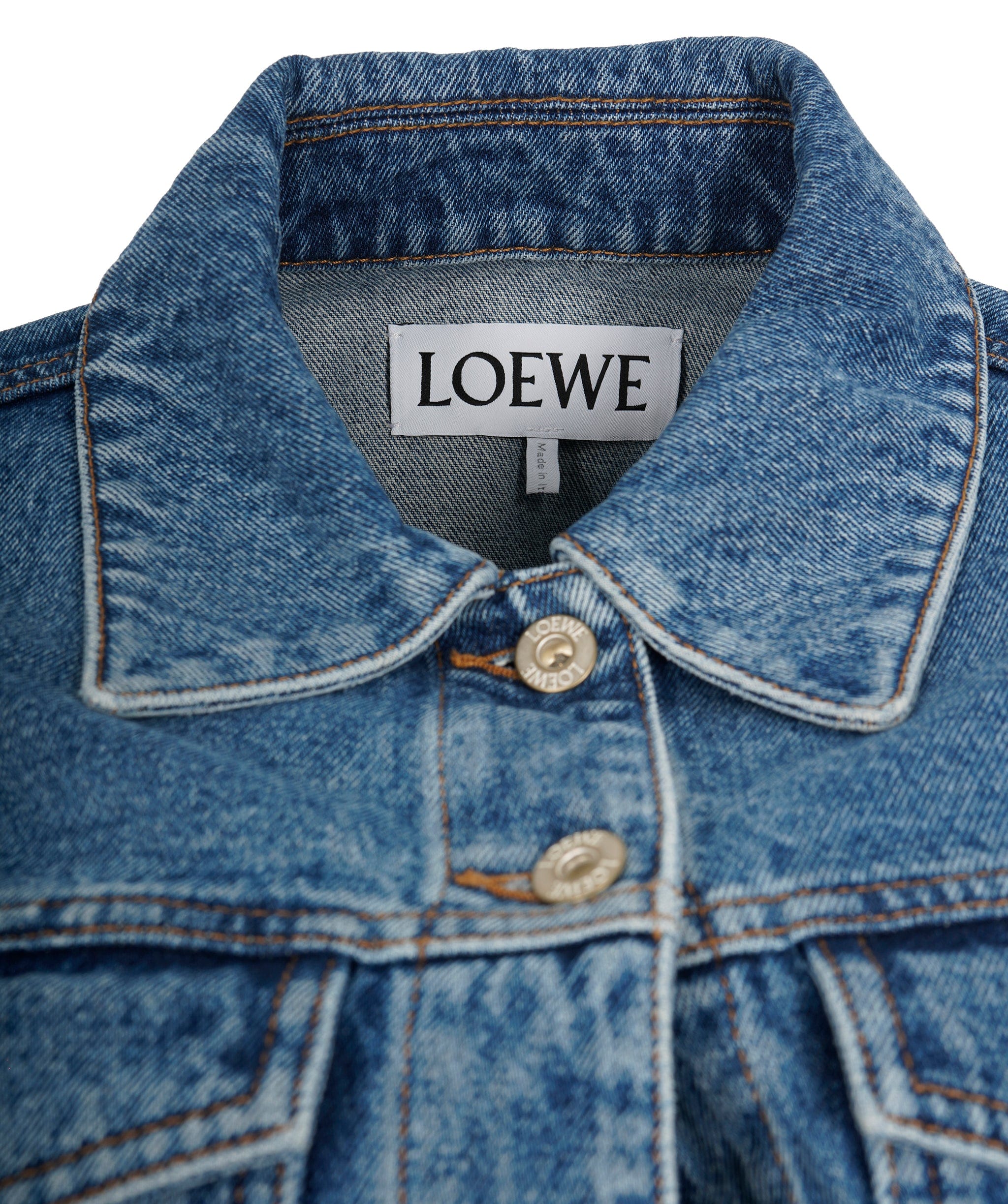 Loewe Loewe Denim Anagram Patch Jacket ALL0634