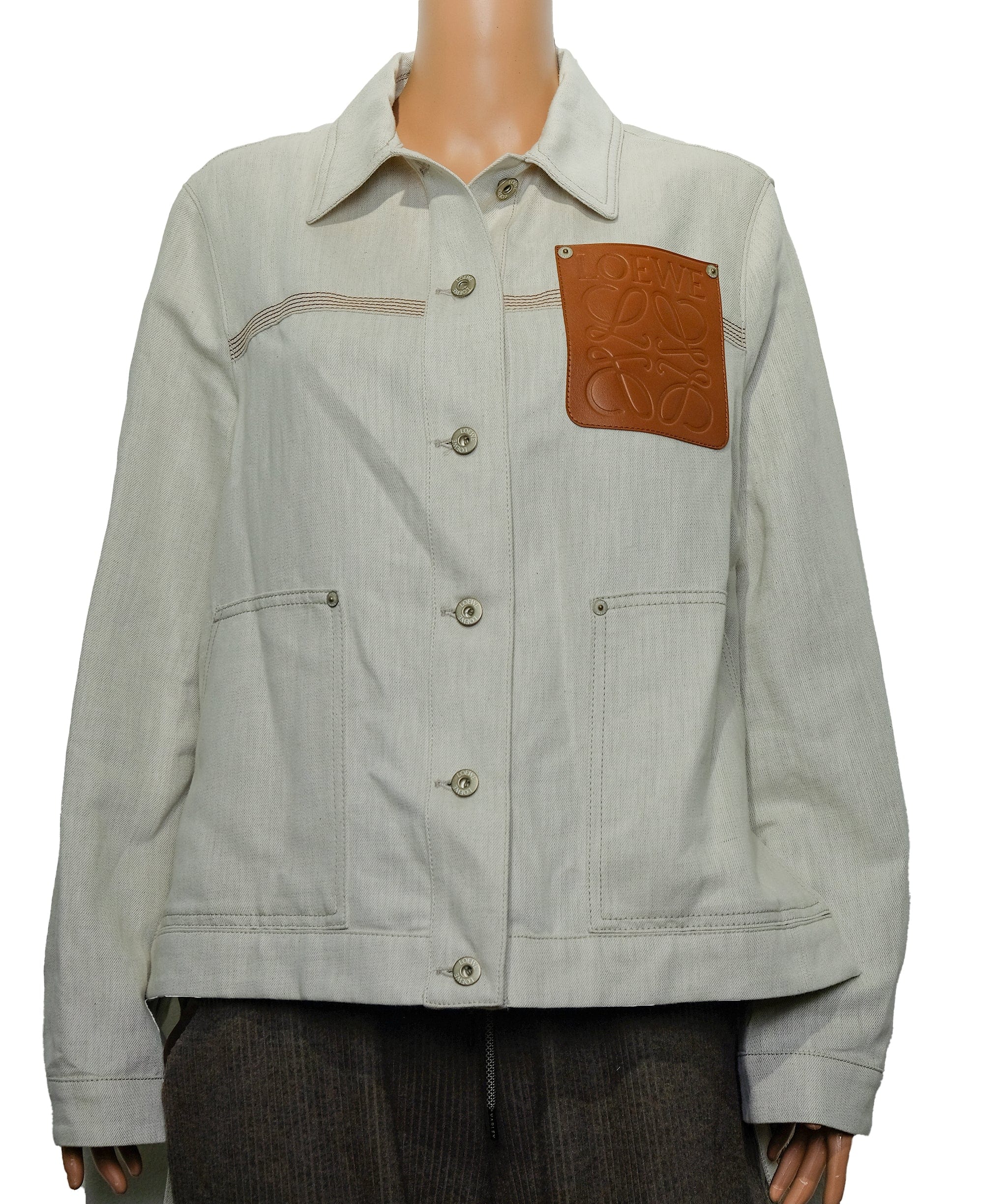 Loewe Loewe Denim Beige Jacket 36