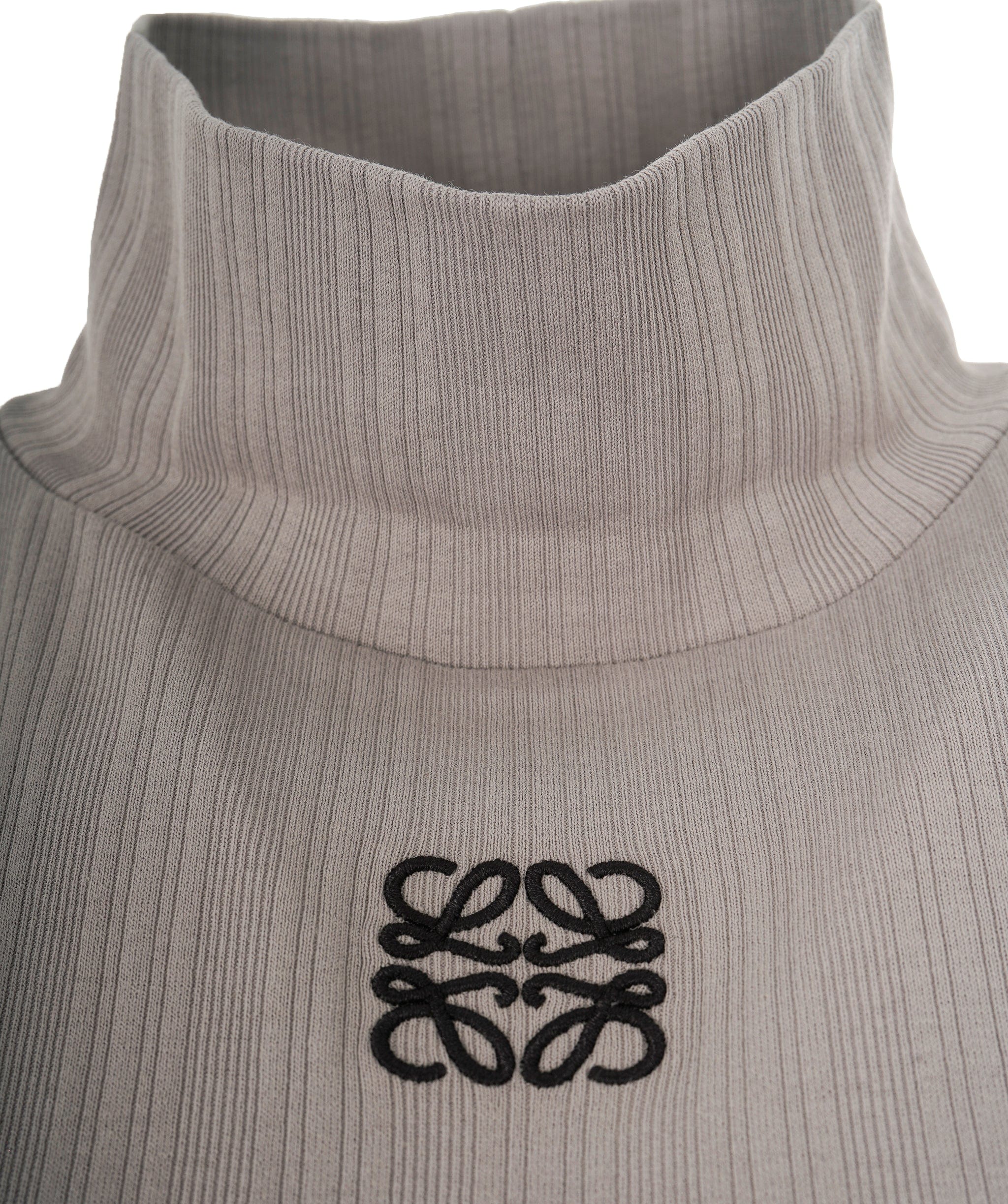 Loewe Loewe Grey Anagram Turtleneck Top Size L  ALL0818