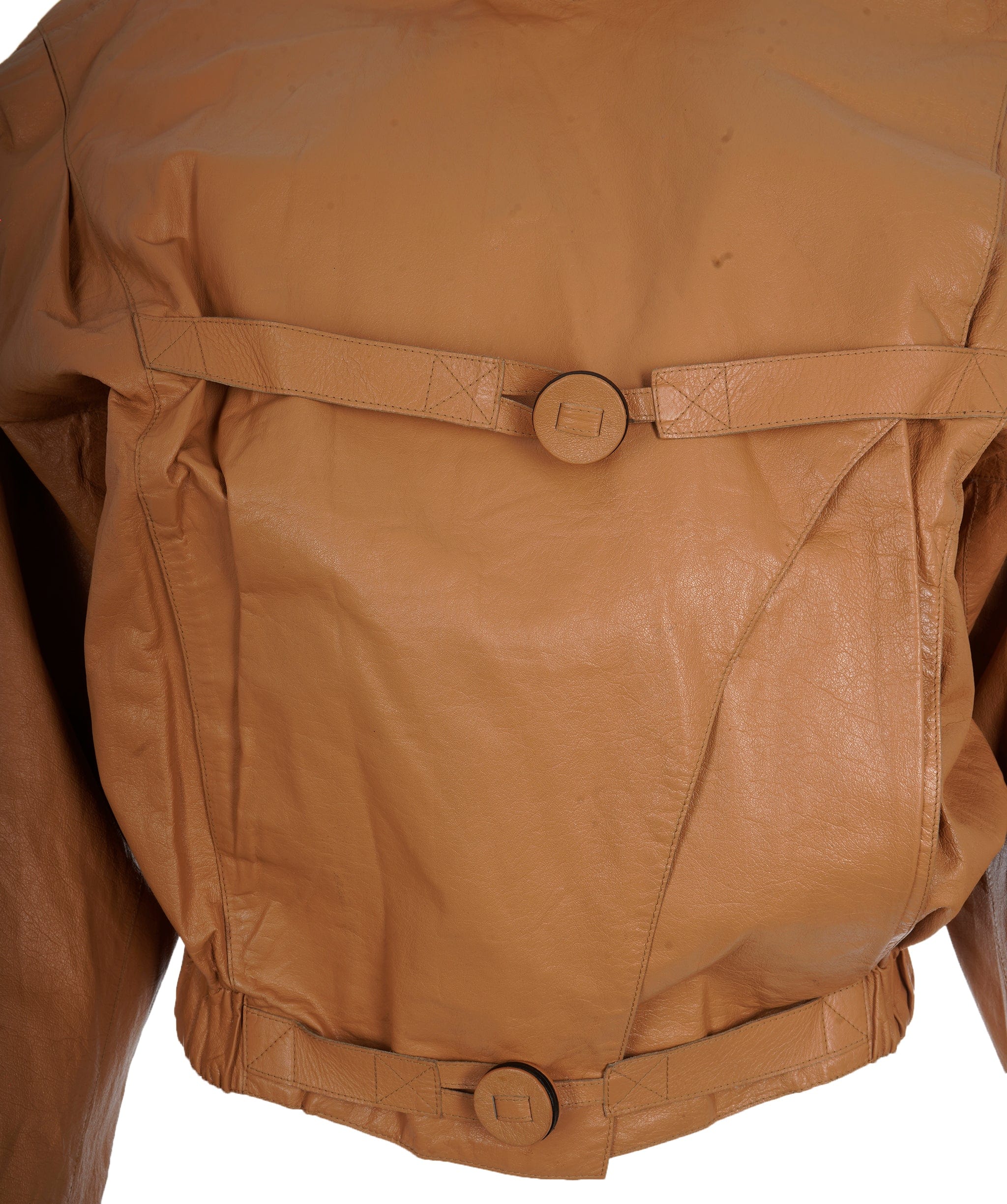 Loewe Loewe Tan Bomber Style Leather Jacket  ALL0576