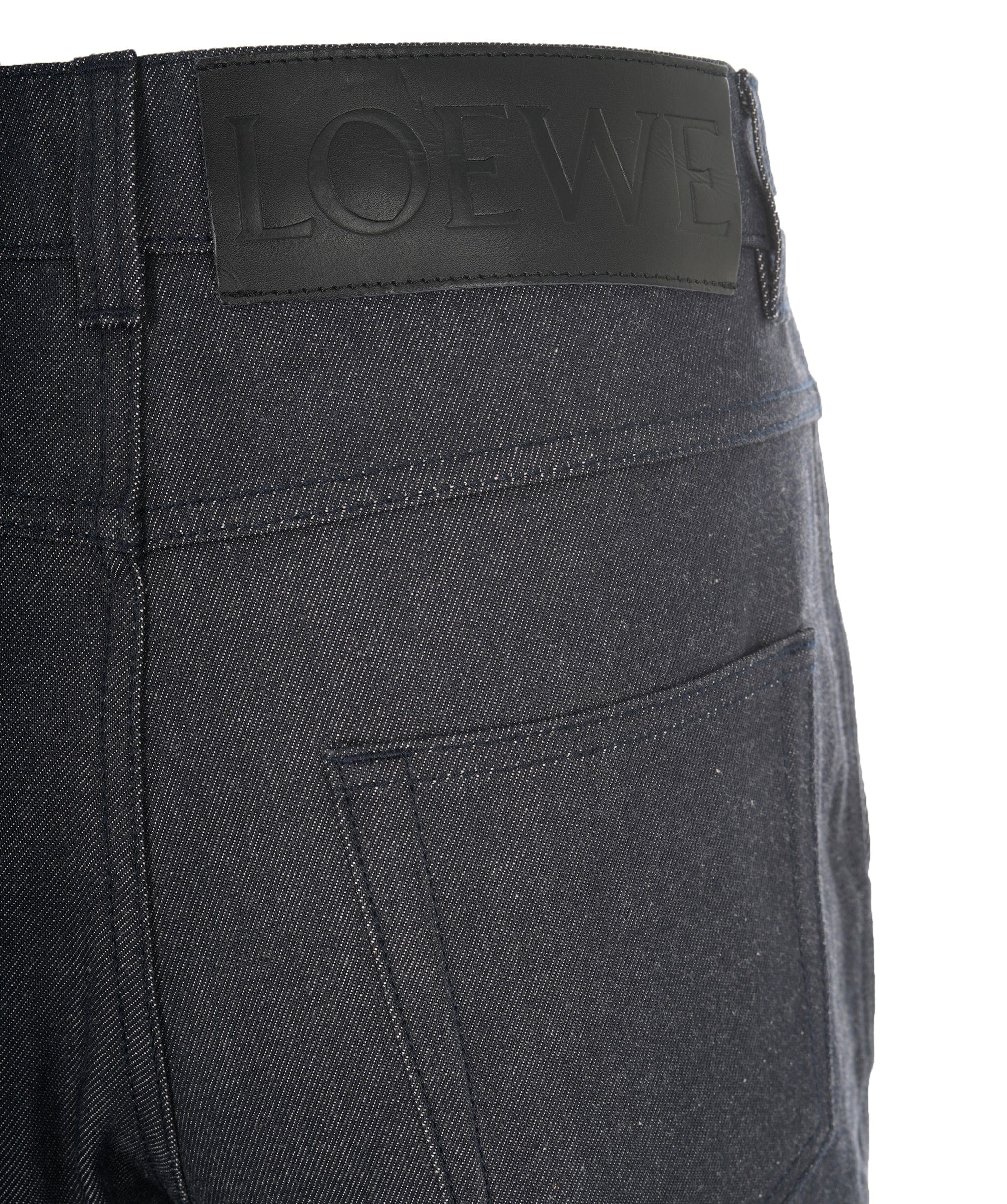 Loewe Loewe Turnup Wide Waist Leg Denim Jeans ALL0821