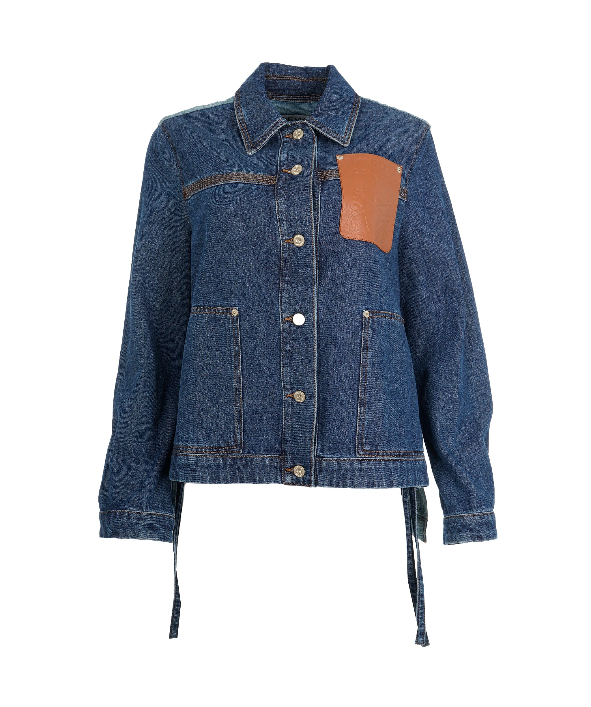 Loewe Loewe Two-Toned Denim Patch Jacket  ALL0626