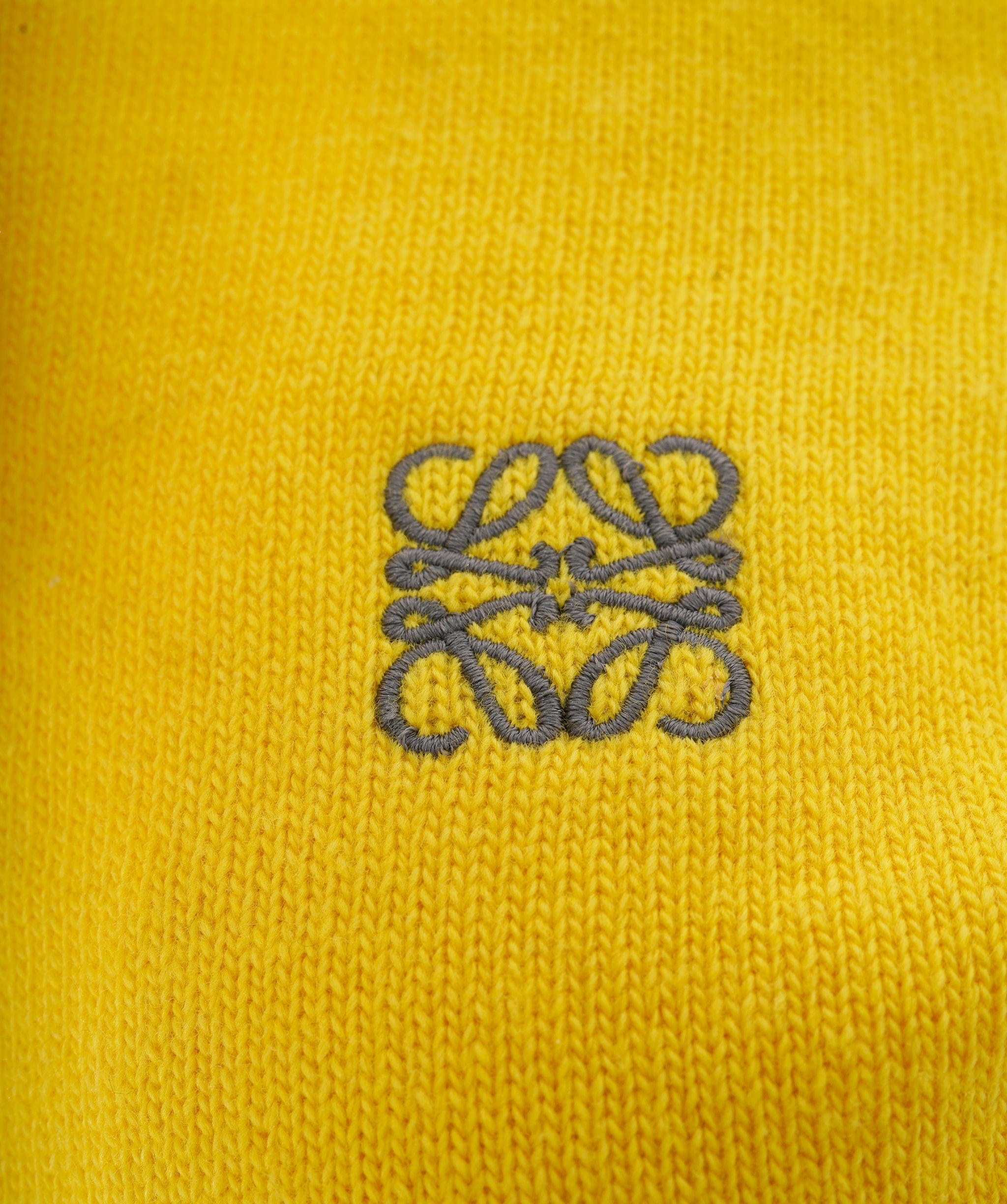 Loewe Loewe Yellow Cardigan With Logo  ALC1429