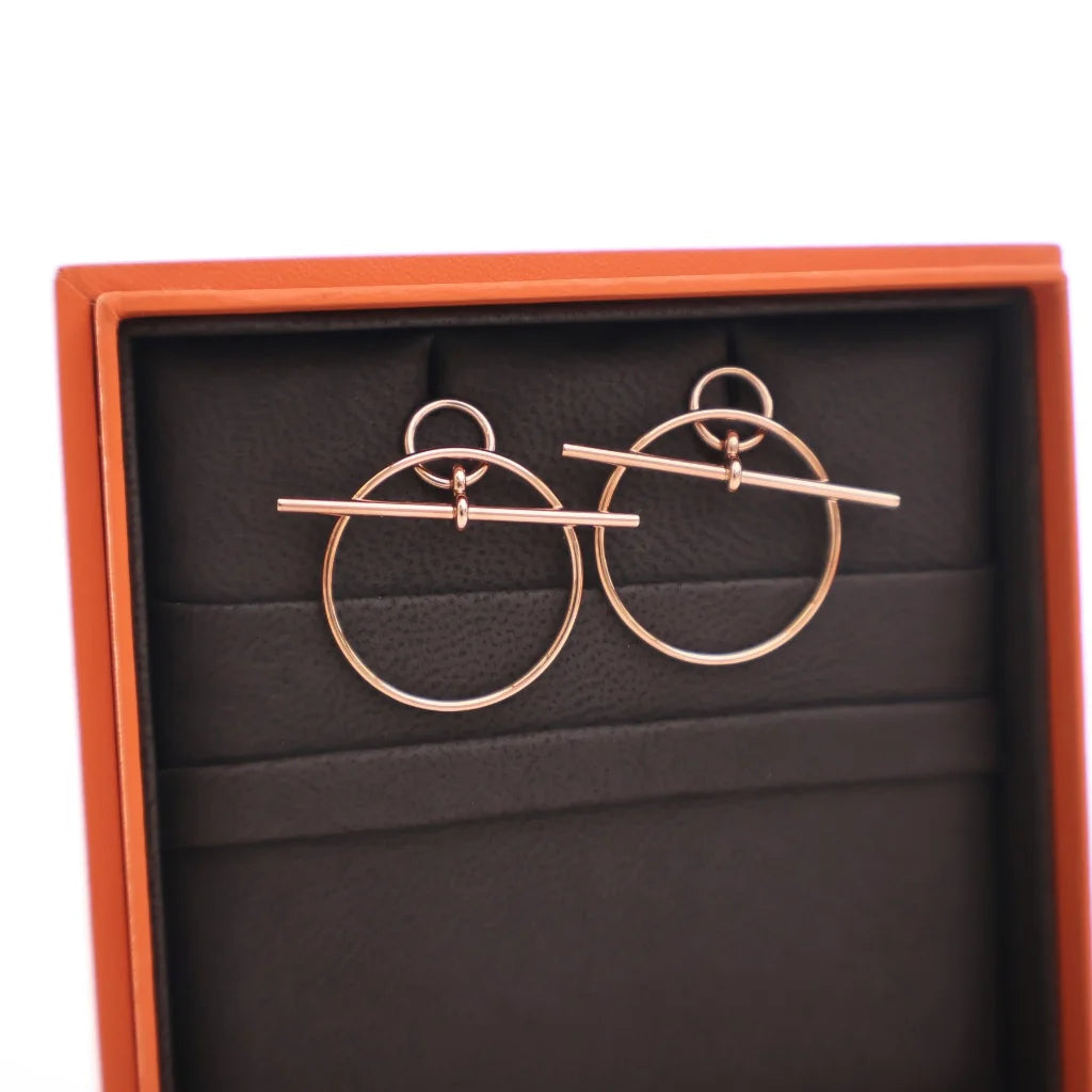 Hermes Loop Earrings Small 6268J8