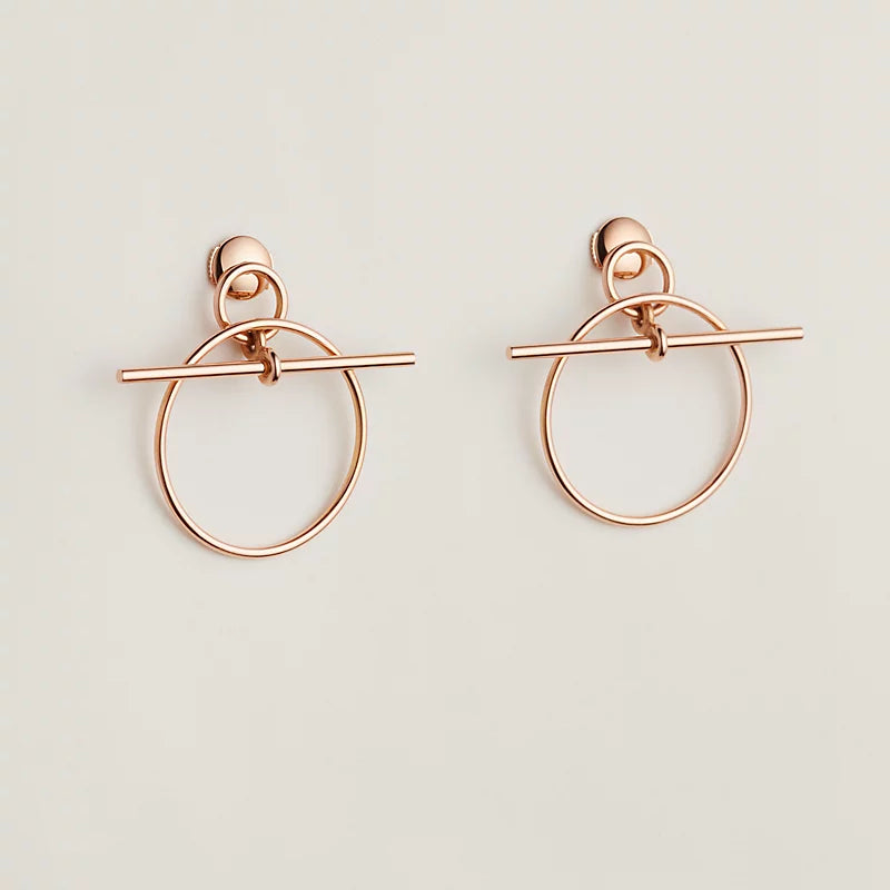 Hermes Loop Earrings Small 6268J8