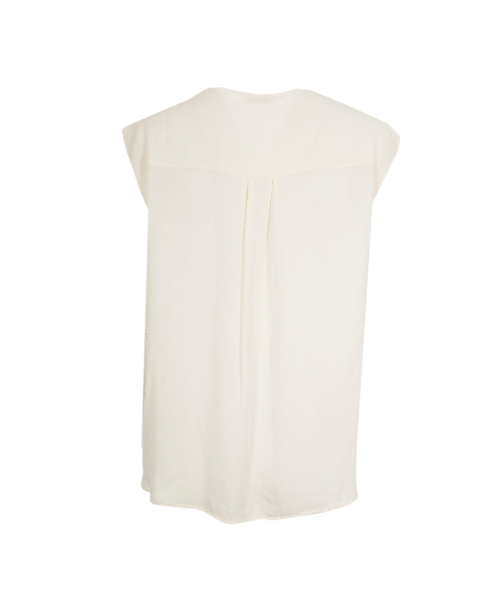 Loro Piana loro piana cream sleeveless silk shirt  ASL8489