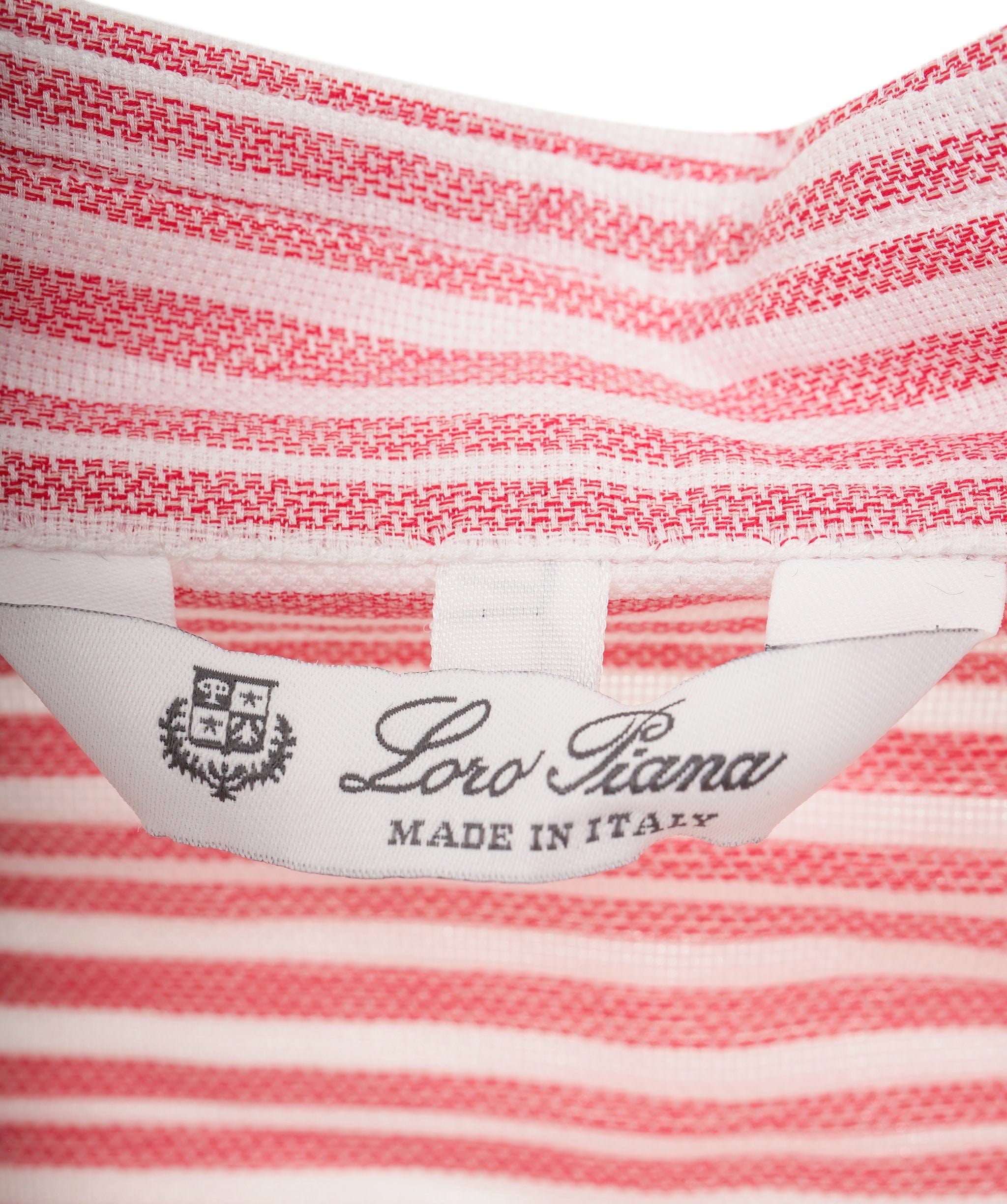 Loro Piana Loro Piana Red/white oxford shirt  ASL8480