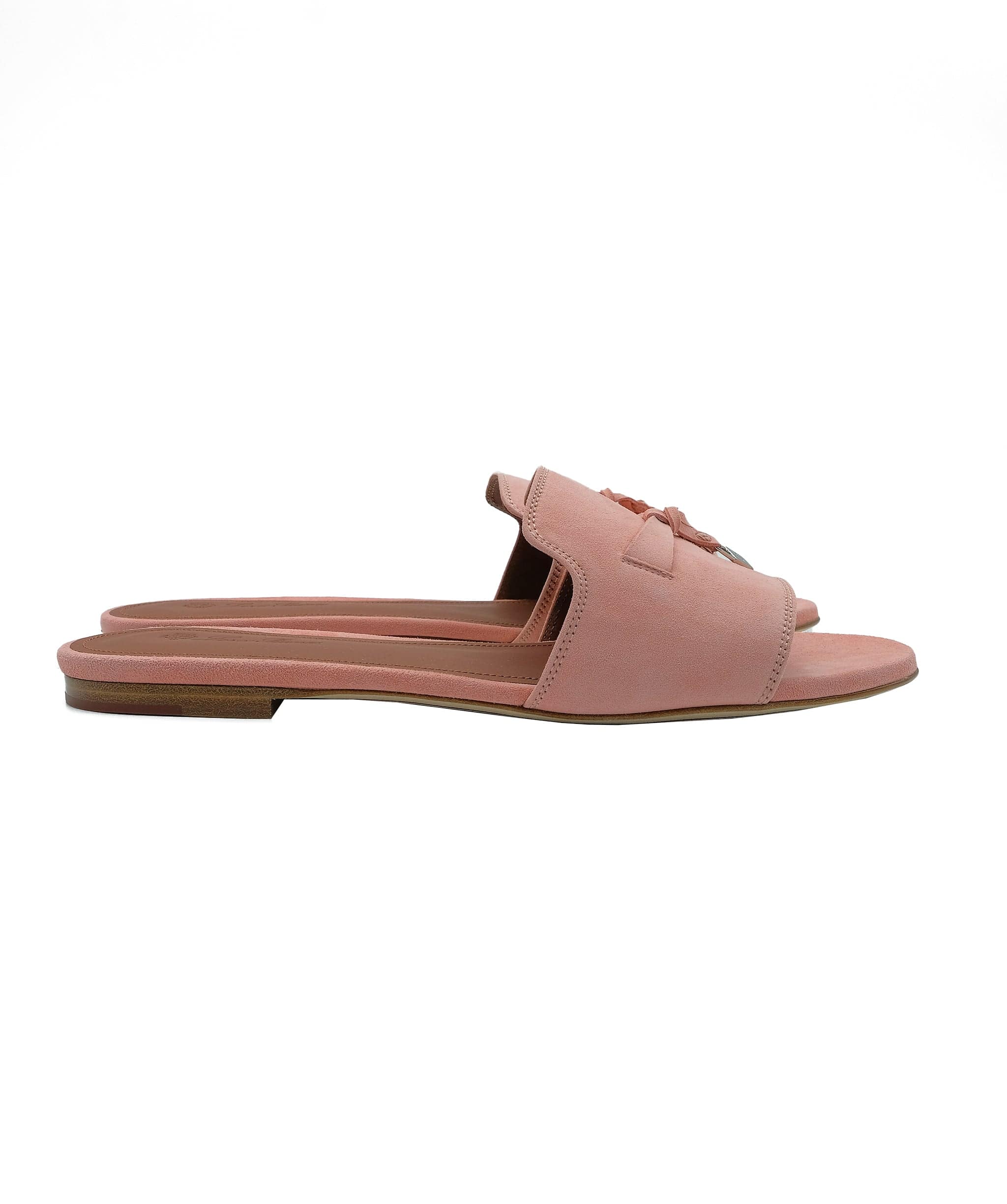 Loro Piana Loro Piana Summer Charm Slippers Pink 38 RJC2380