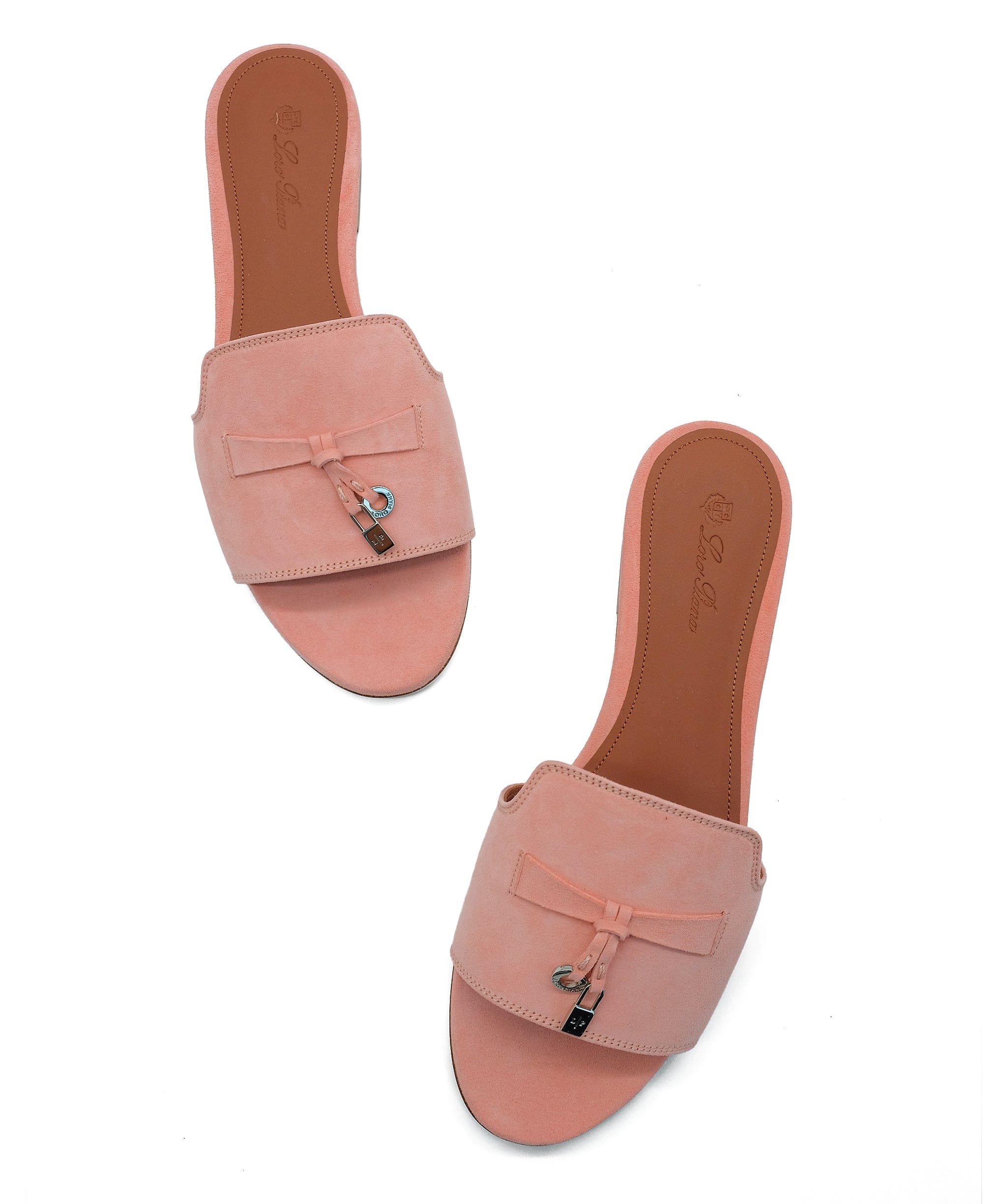 Loro Piana Loro Piana Summer Charm Slippers Pink 38 RJC2380