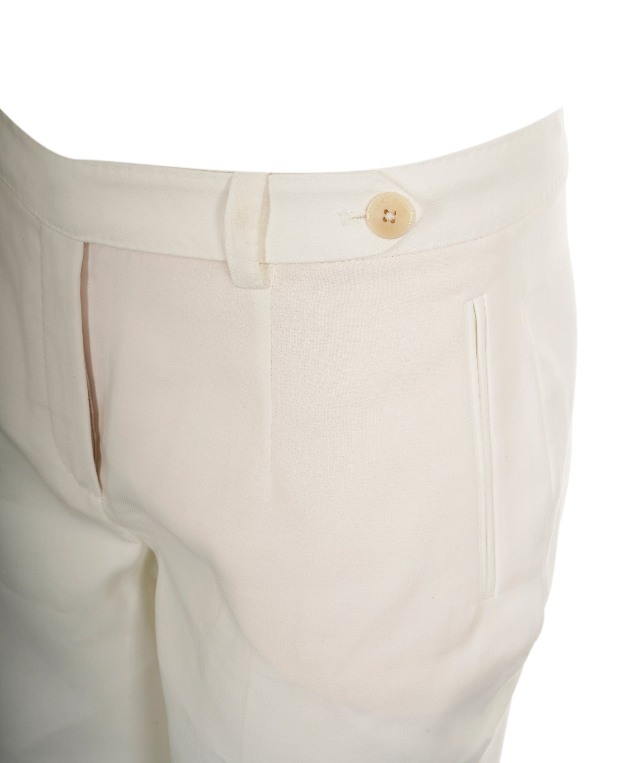 Loro Piana Loro Piana white cotton tailored  trousers  ASL8494