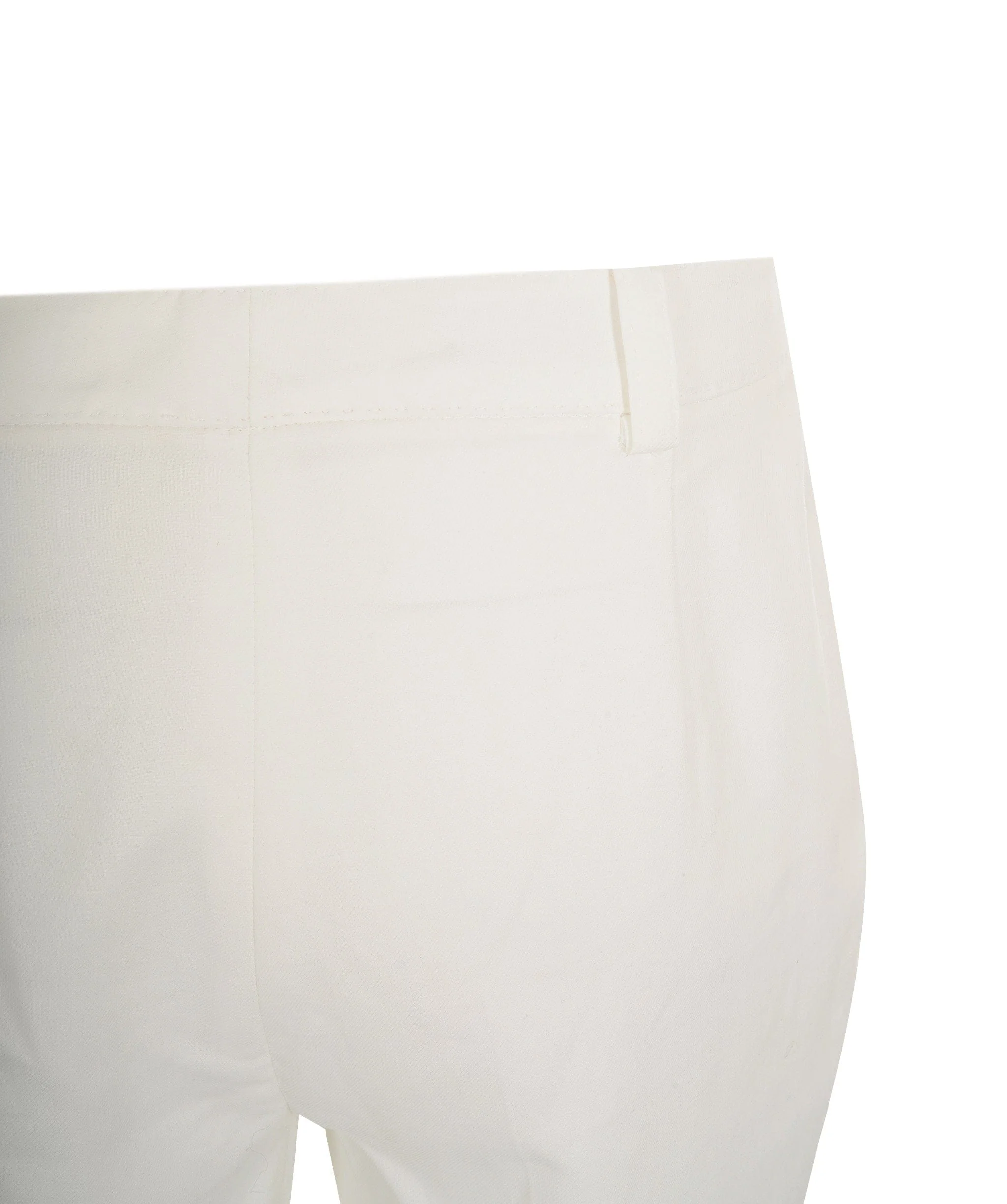 Loro Piana Loro Piana white tailored fold hem trousers ASL8492