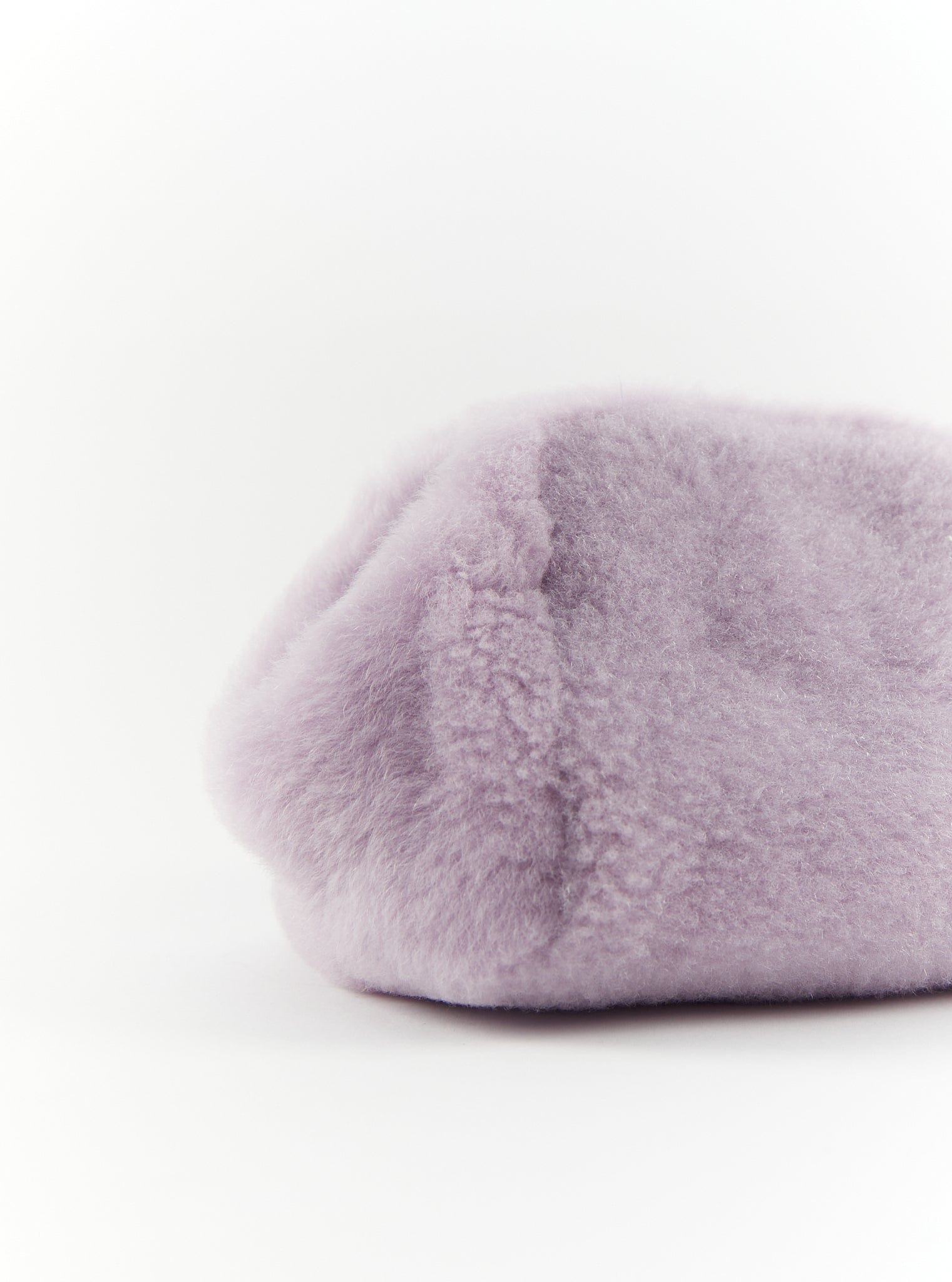 Loro Piana LORO PIANA SHEARLING CLUTCH Lilac