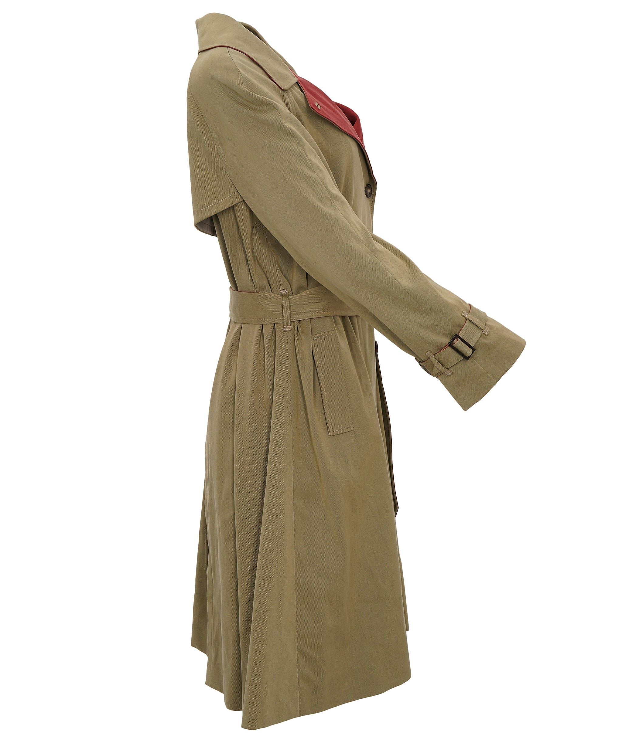 Loro Piana Loro Piana Trench Khaki/Red  ALC1452